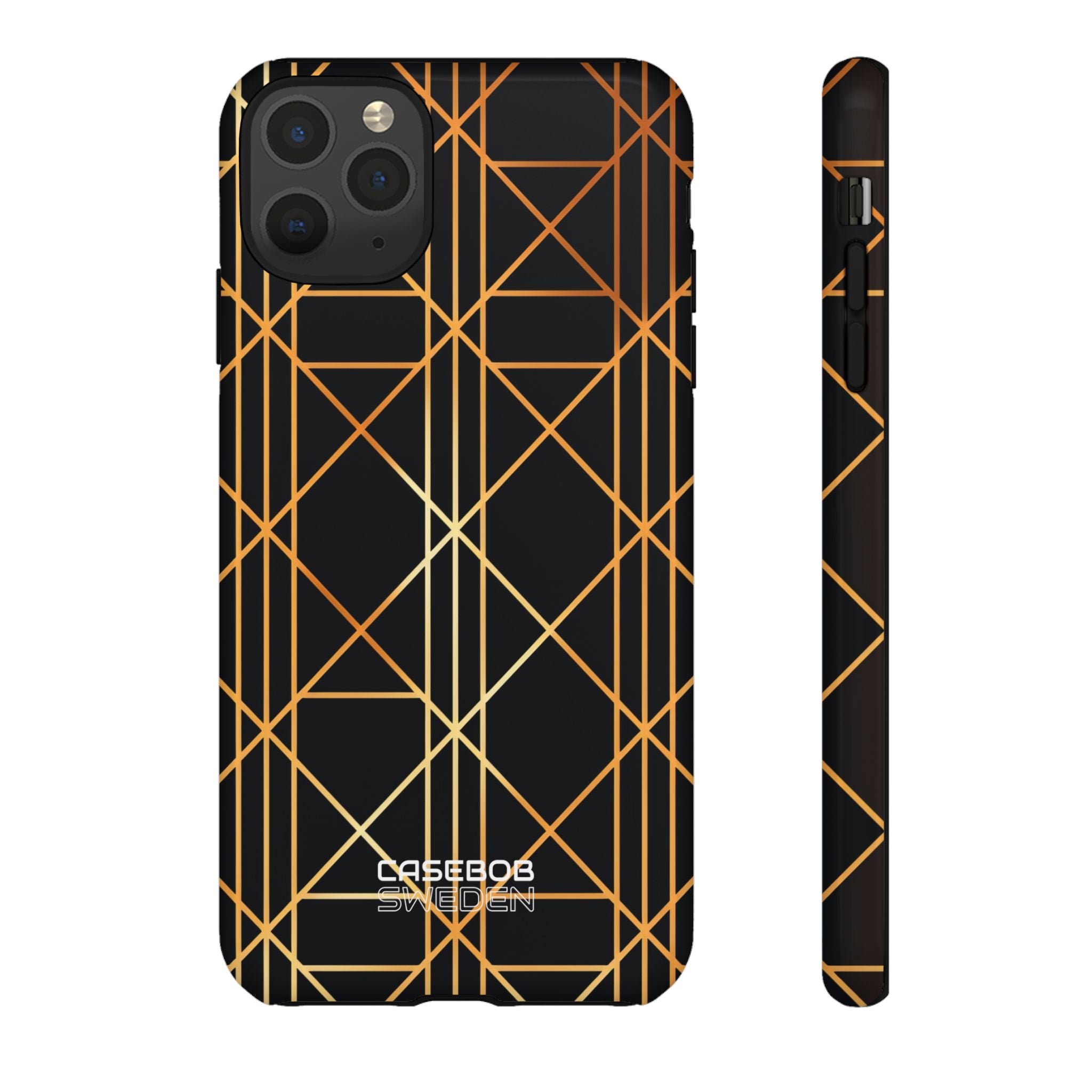 Golden Geometric Elegance iPhone 11 - Tough