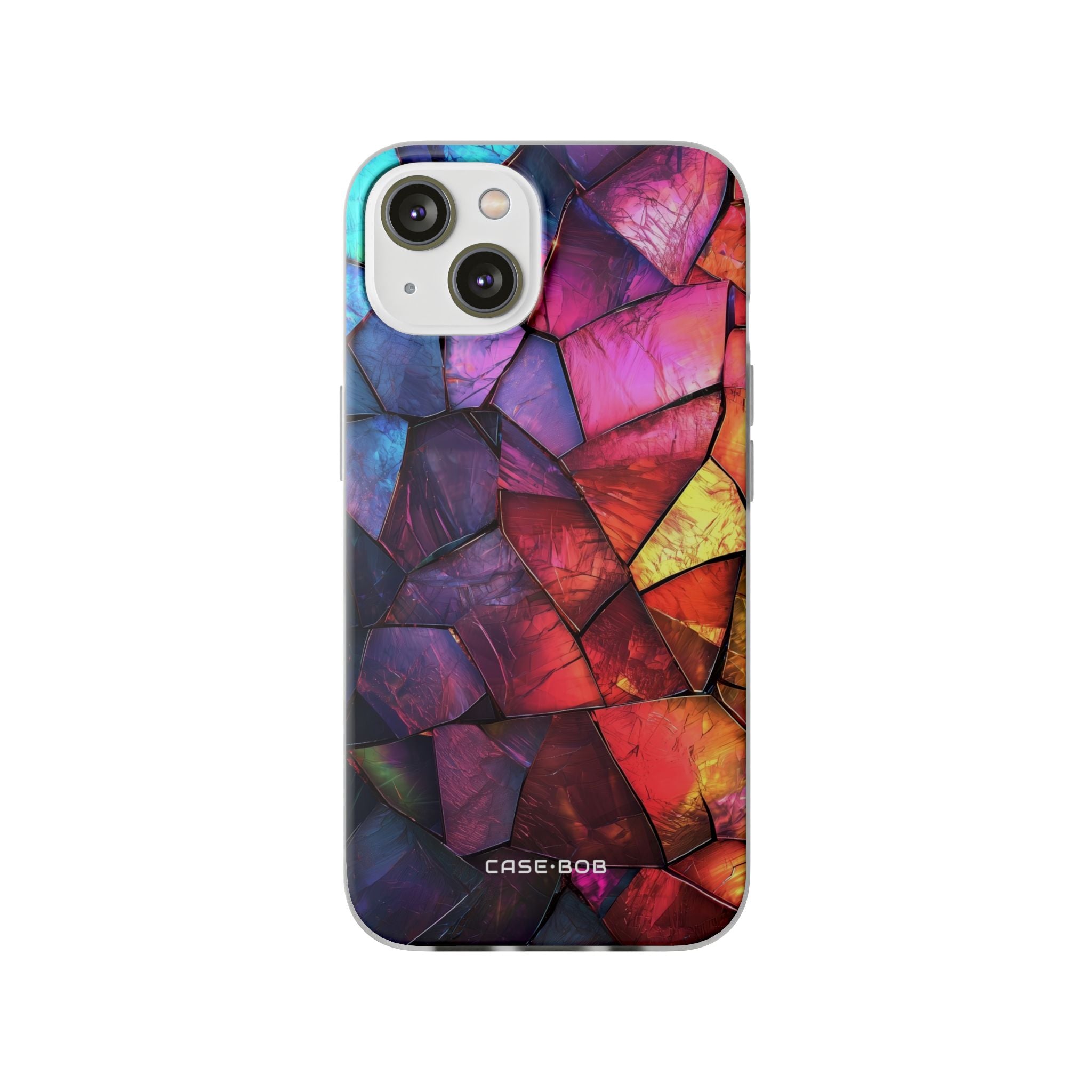 Cracked Prism iPhone 14 Case - Soft