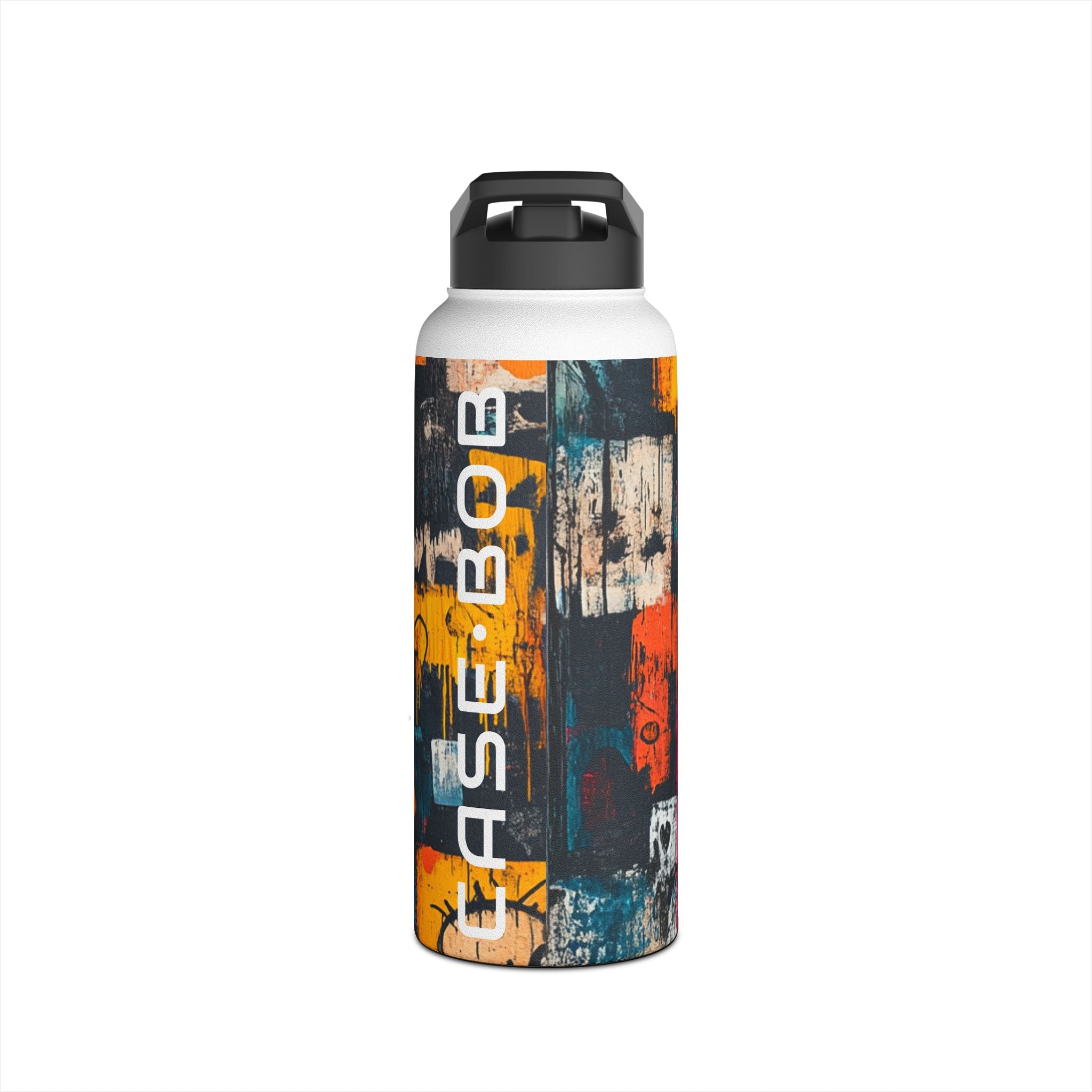 Turquoise Grin - Stainless Steel Water Bottle