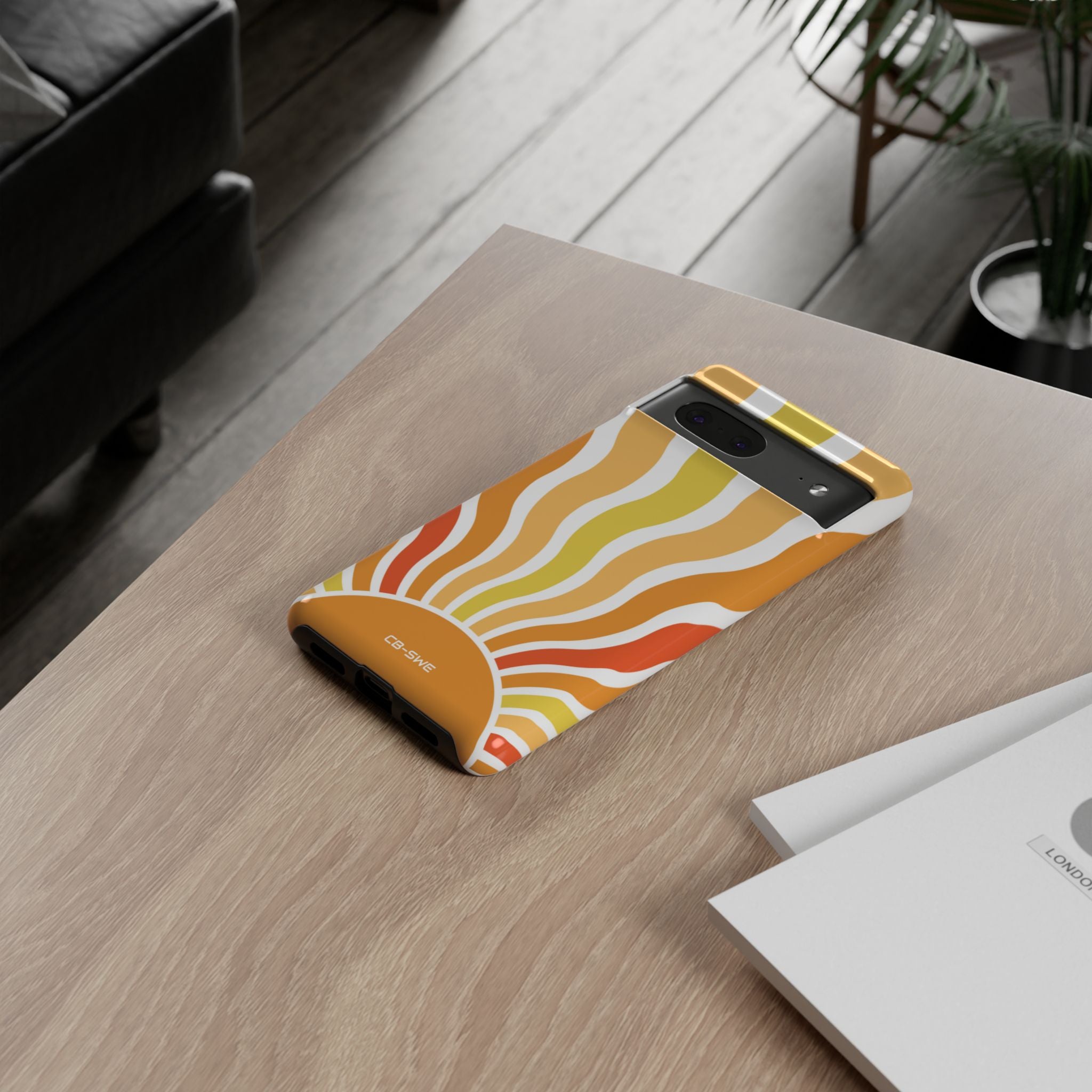 Retro Sunshine Waves - Google Pixel Case