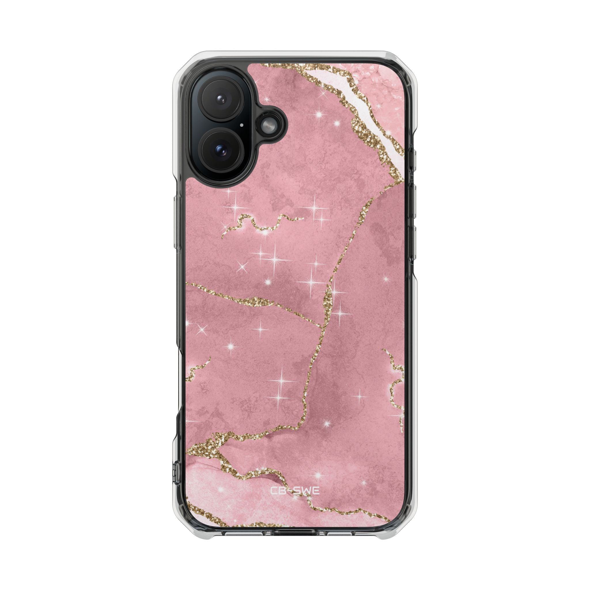 Pink Marble Luxe iPhone Case - Impact