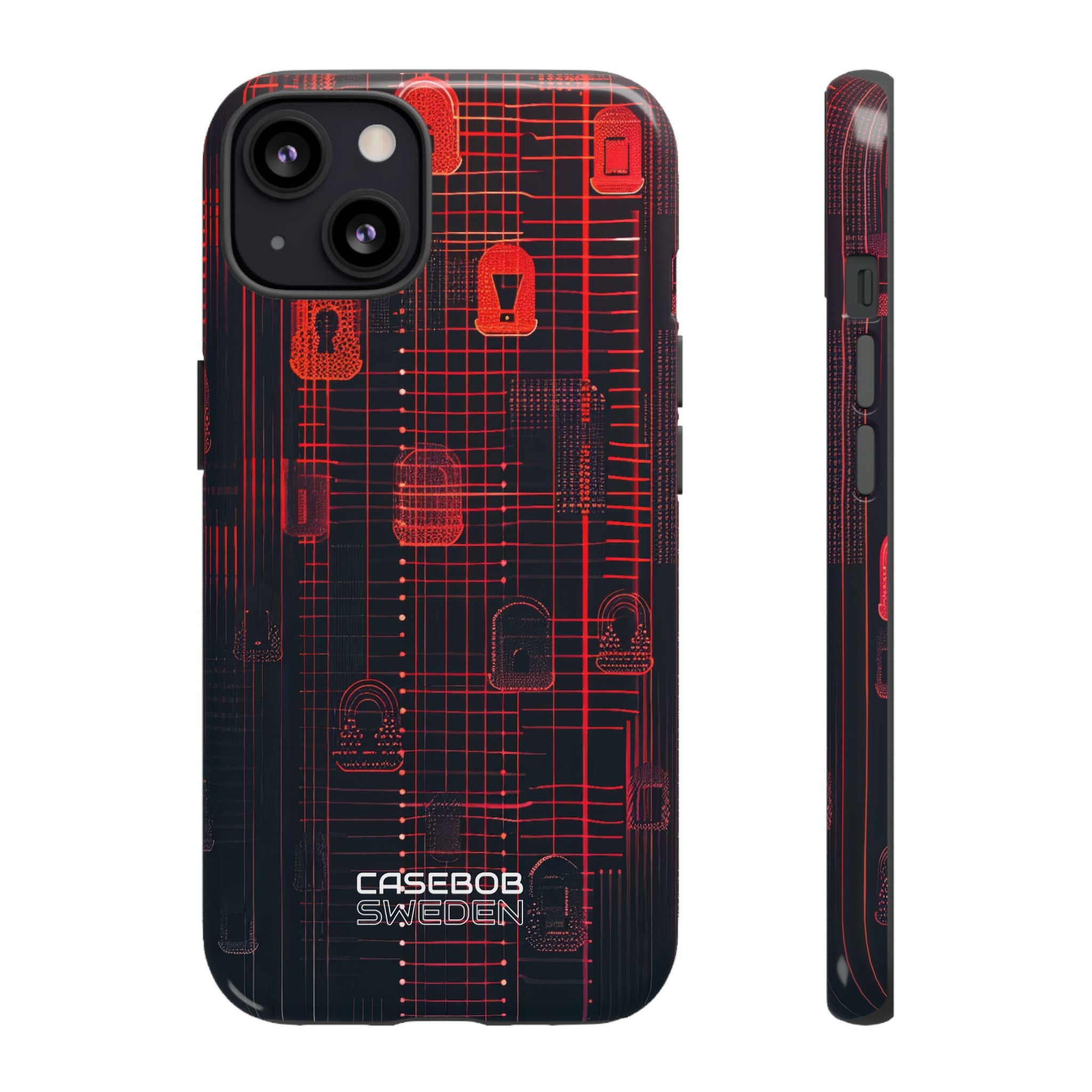 Cyber Locks Grid iPhone 13 - Tough