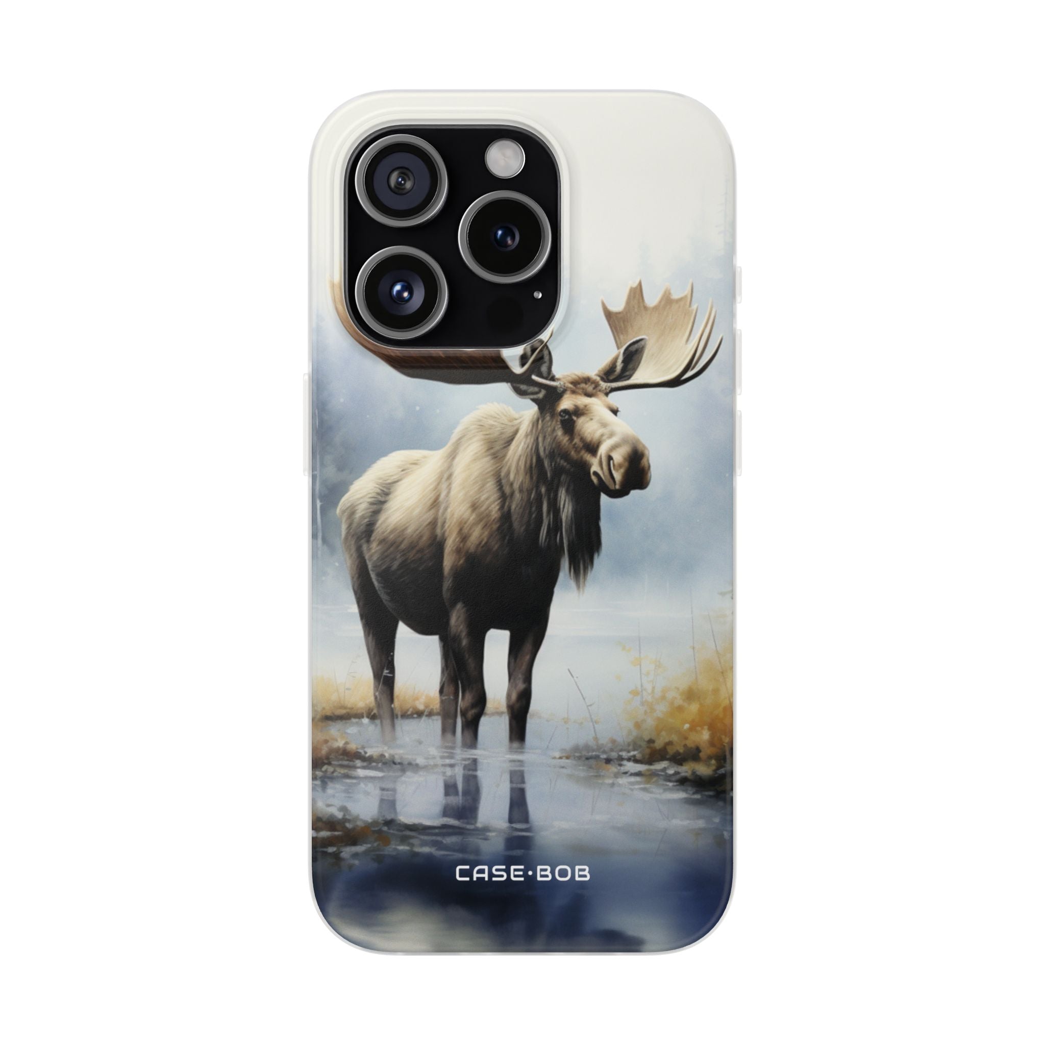 Moose Reflection iPhone 15 Pro Case - Soft