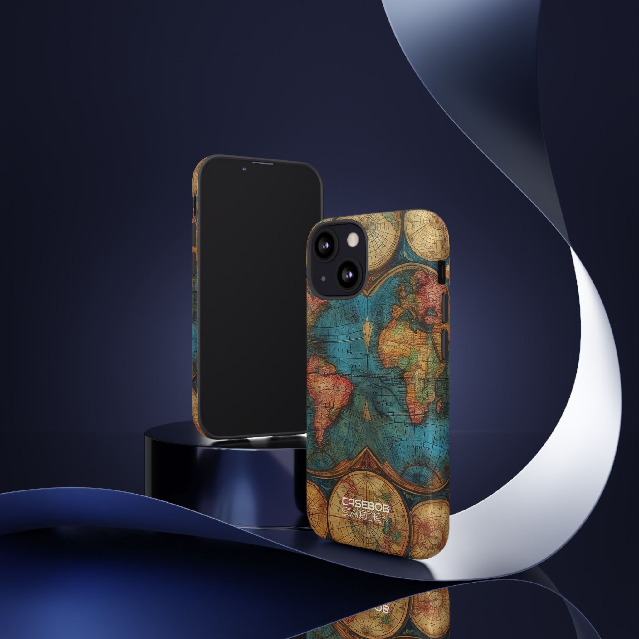 Vintage World Map iPhone 13 - Tough