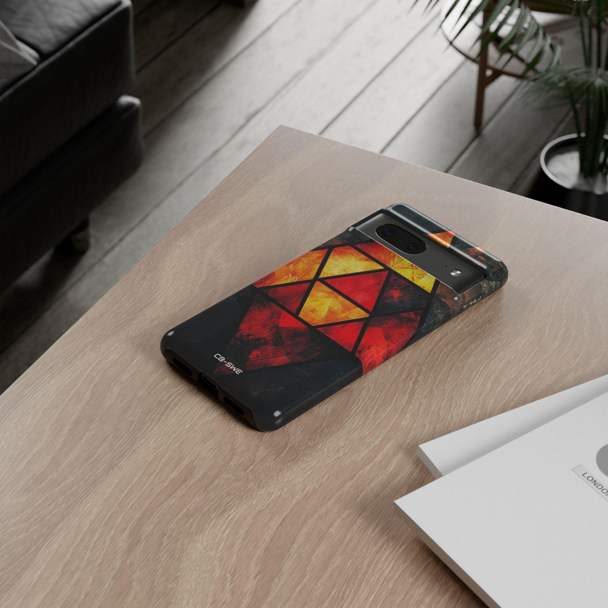 Triangles Illuminate Warmth - Google Pixel Case