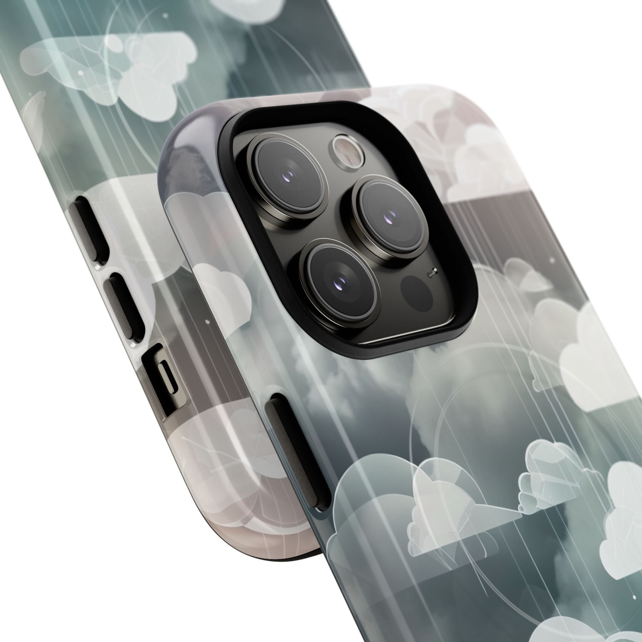 Silver Dream Clouds iPhone 14 - Tough+