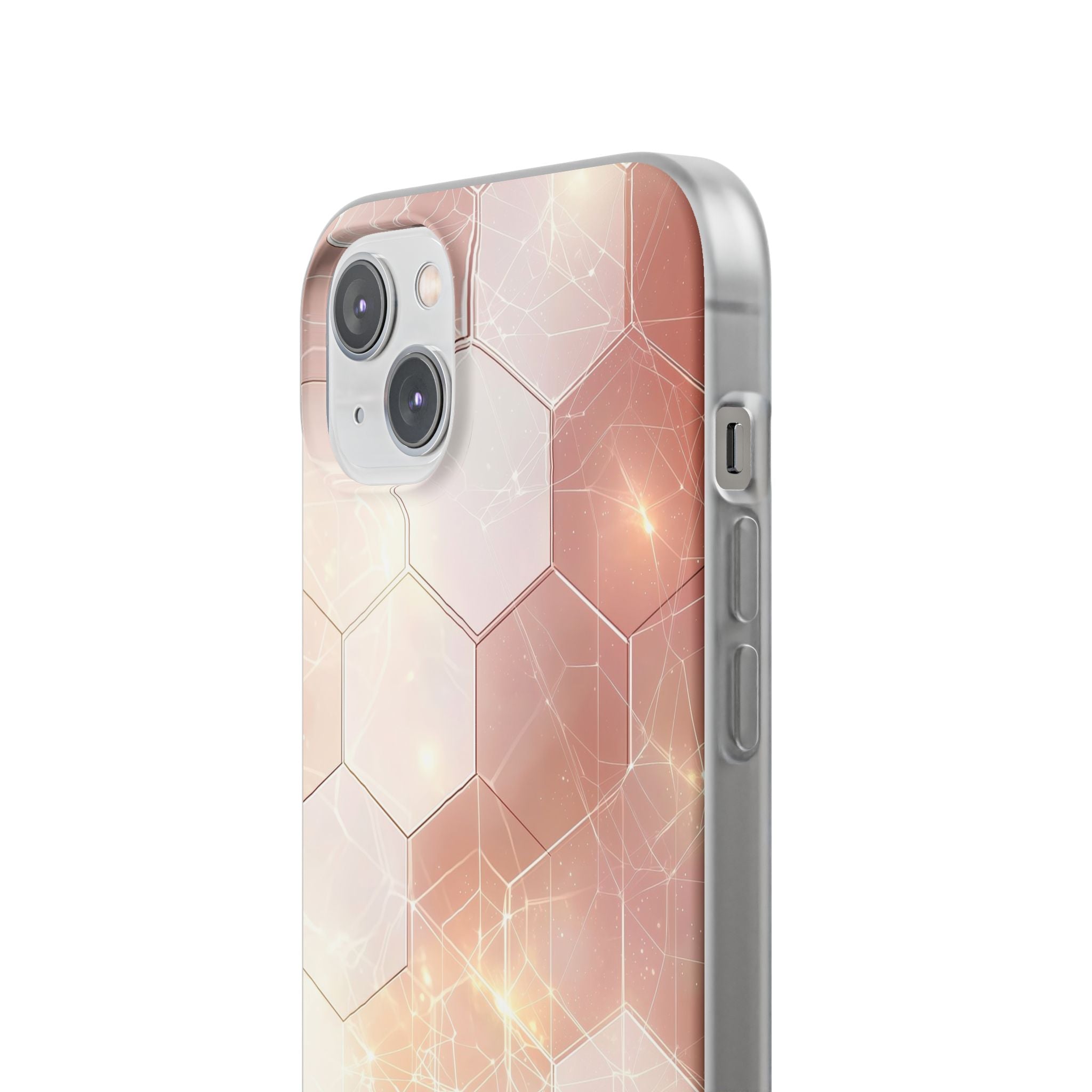 Honeycomb Glow iPhone 14 Plus Case - Soft