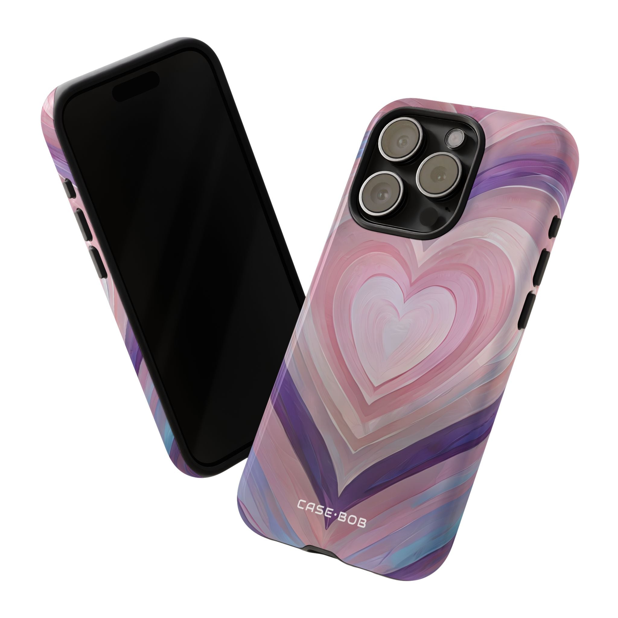 Radiant Heartbrush iPhone 15 Pro Case - Tough