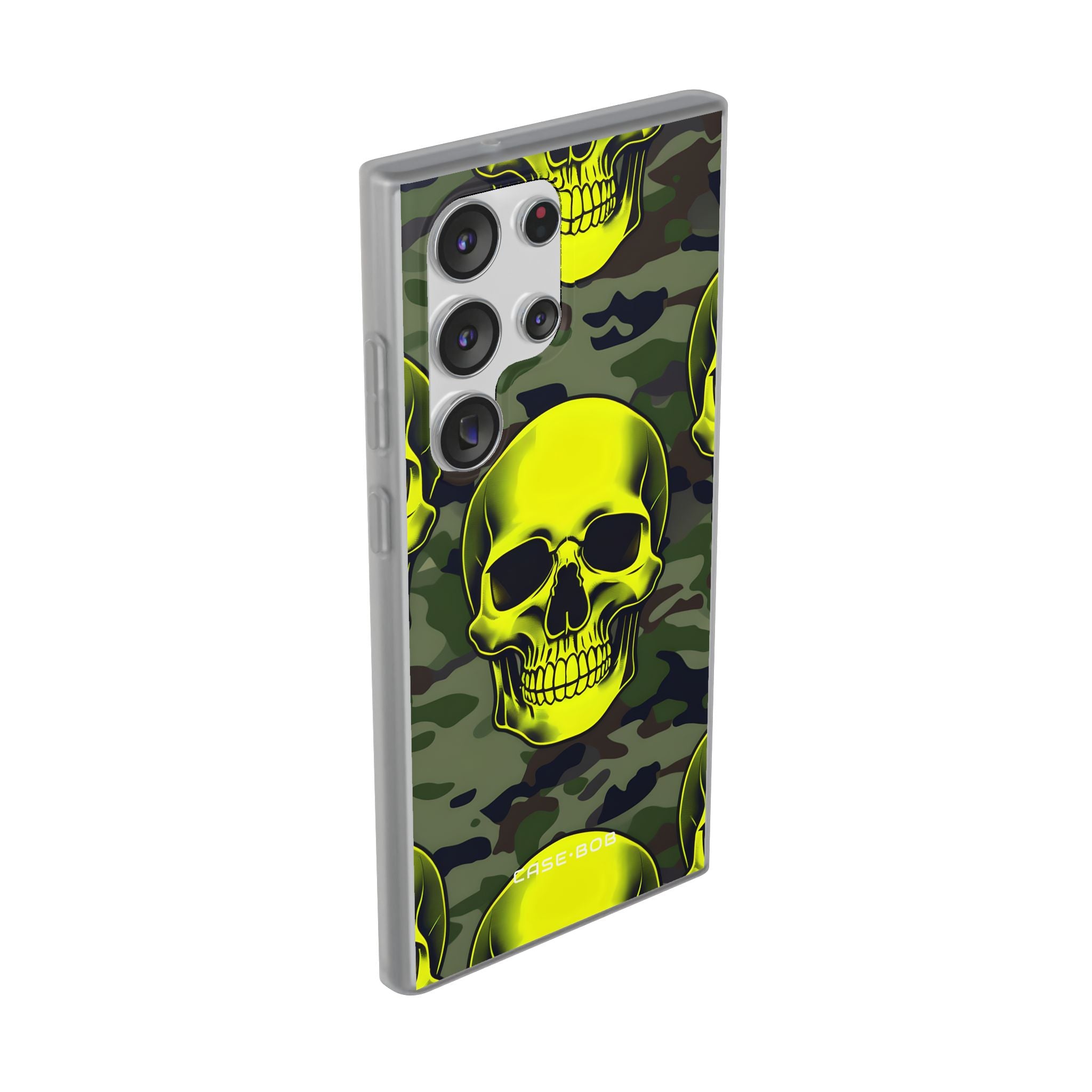 Neon Skull Camo Samsung S23 Ultra Case - Soft