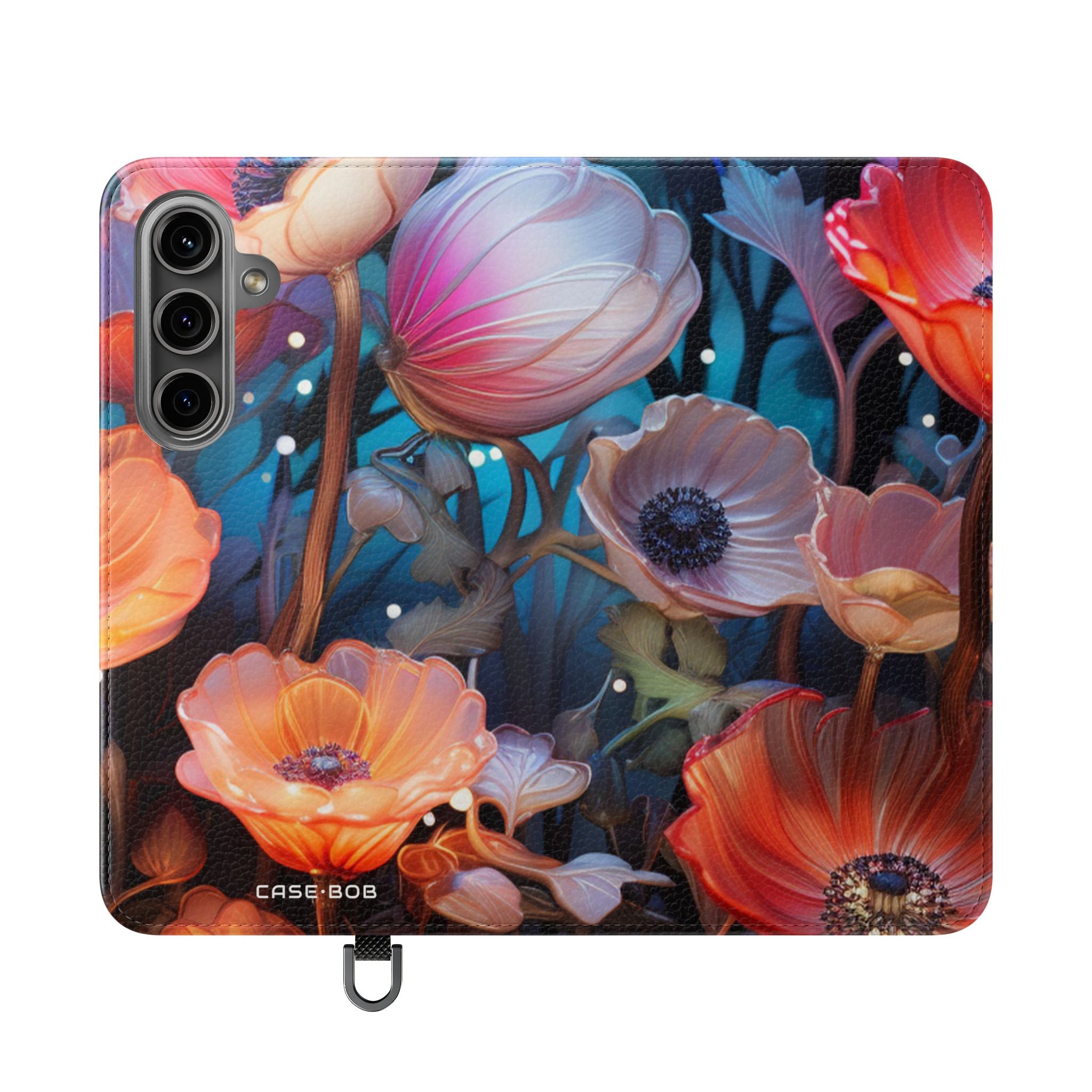 Glowing Petals - Samsung S24 Case - Wallet
