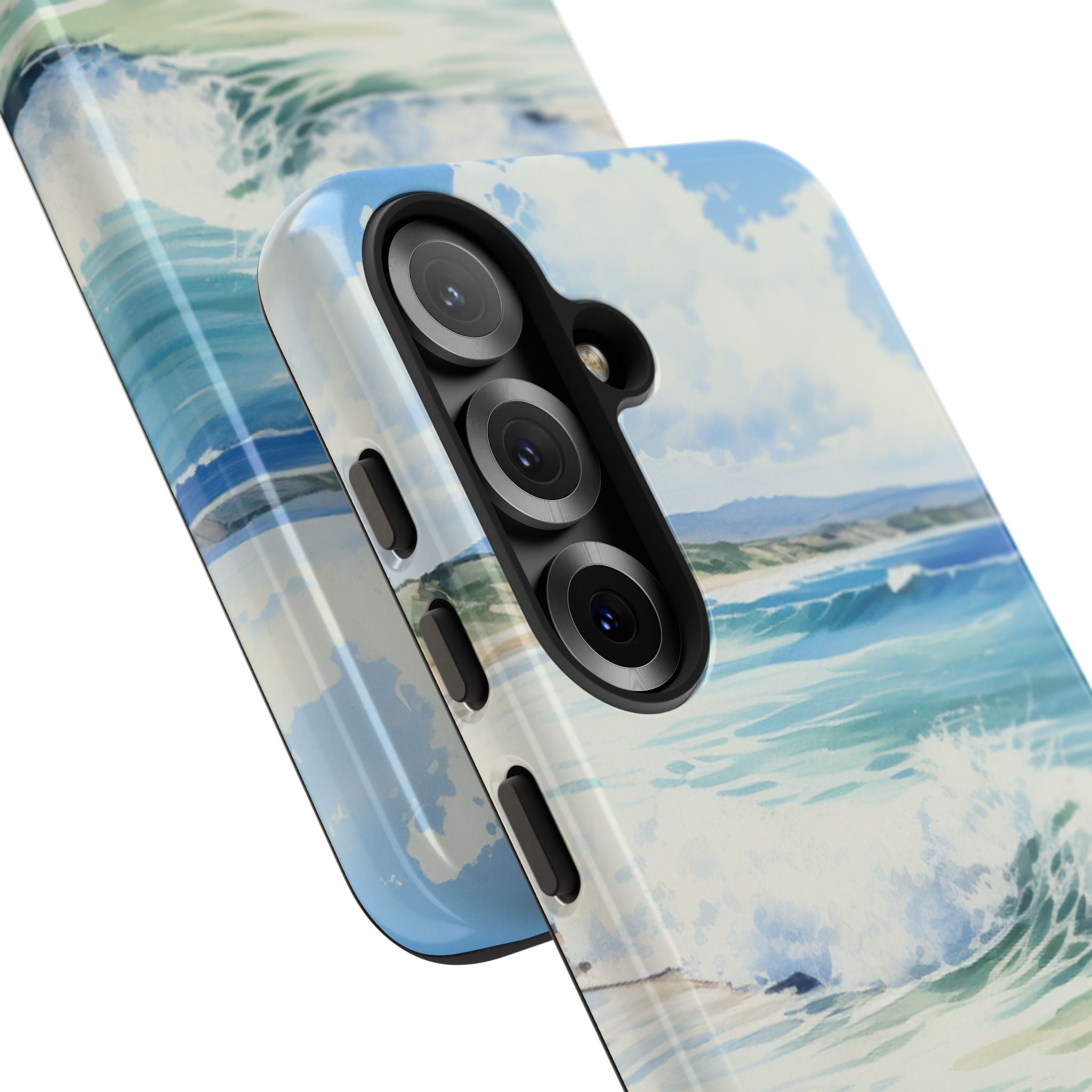 Serene Coastal Watercolors - Samsung Case