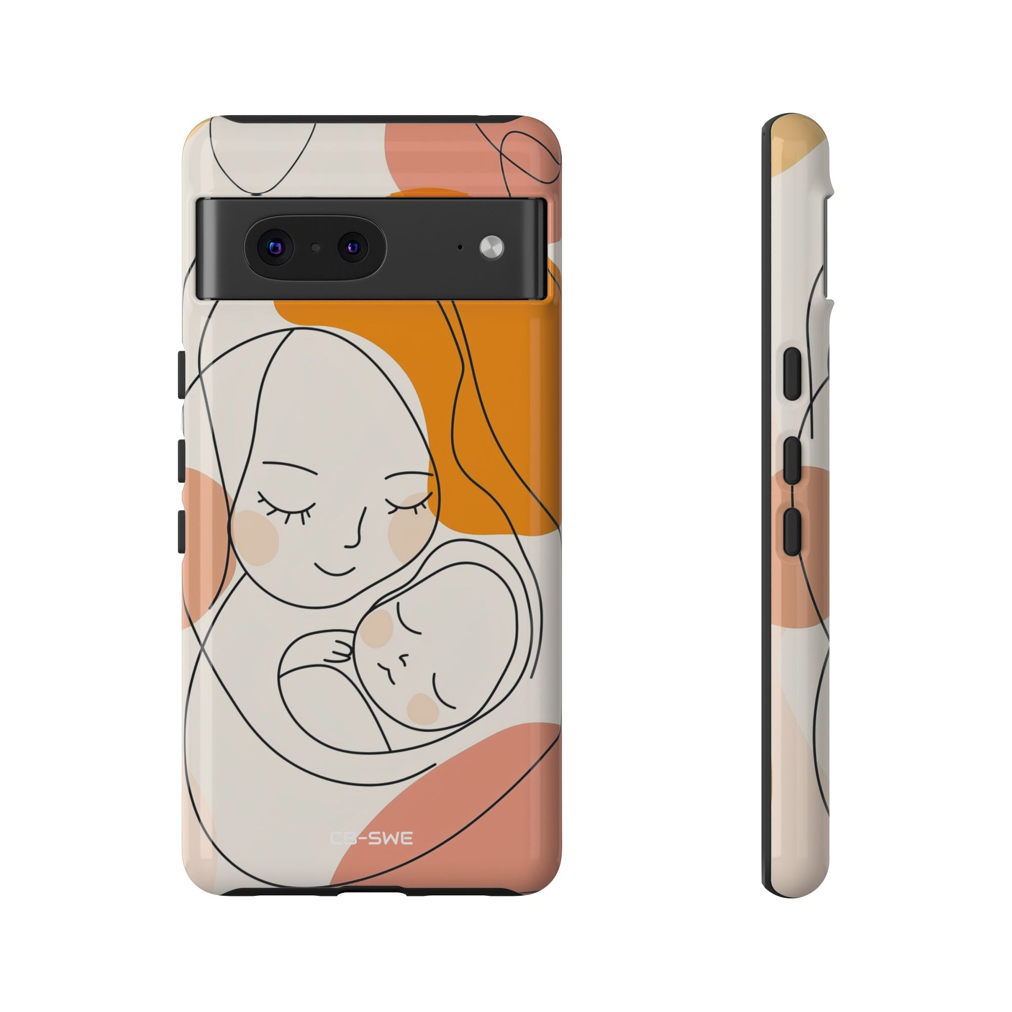 Mother Embraces Child - Google Pixel Case