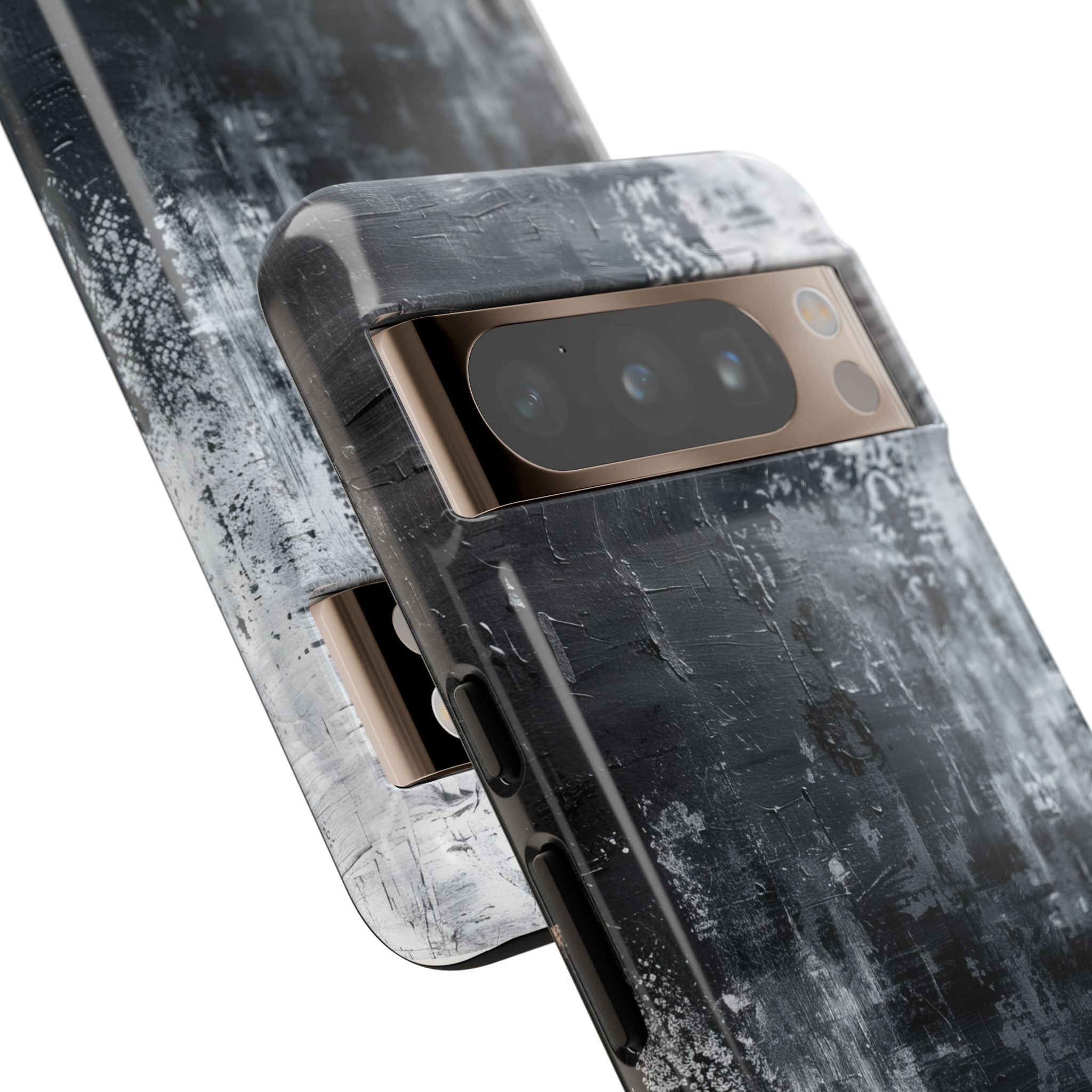 Textured Blackscape Google Pixel 8 Pro Case - Tough