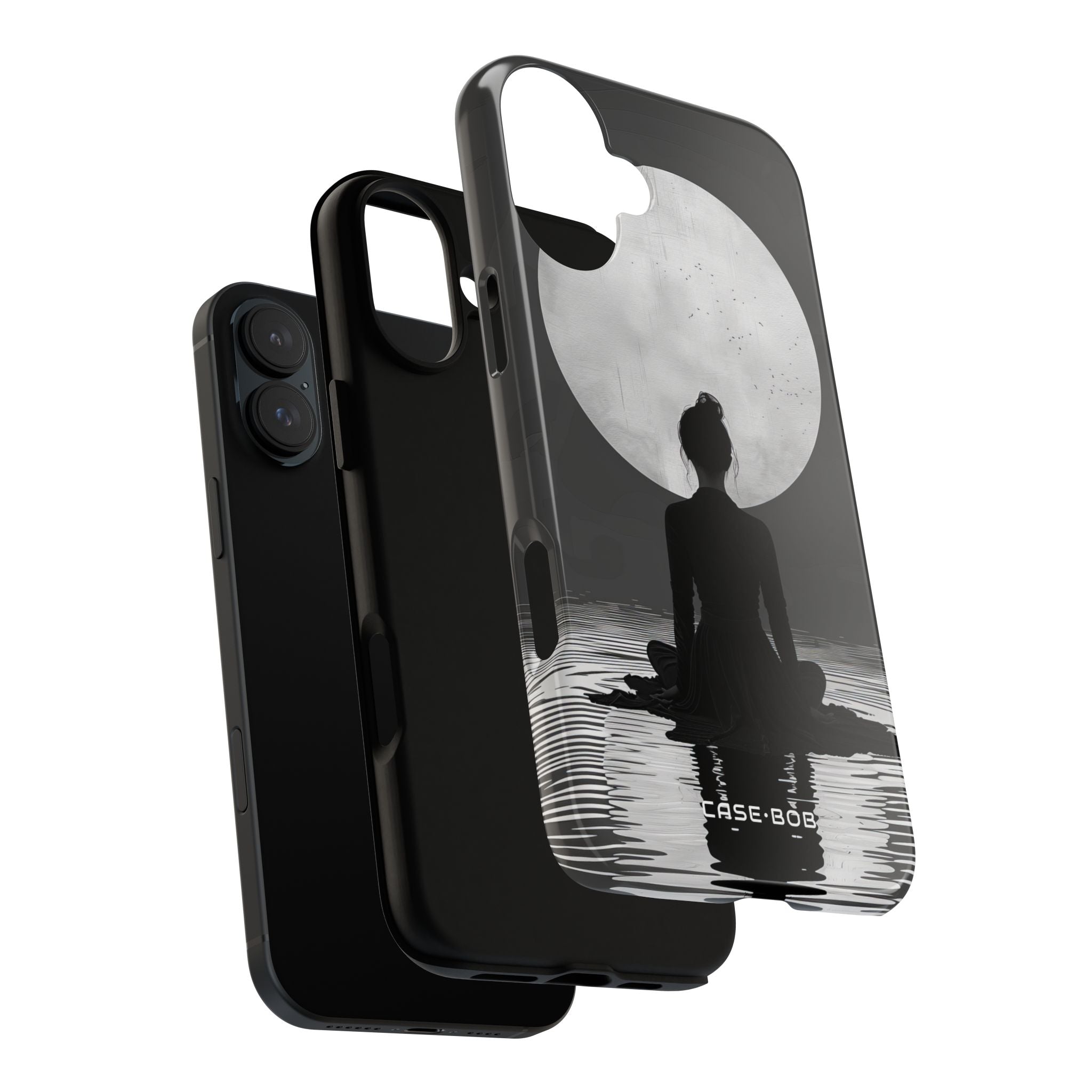 Moonlit Silhouette iPhone 16 Plus Case - Tough