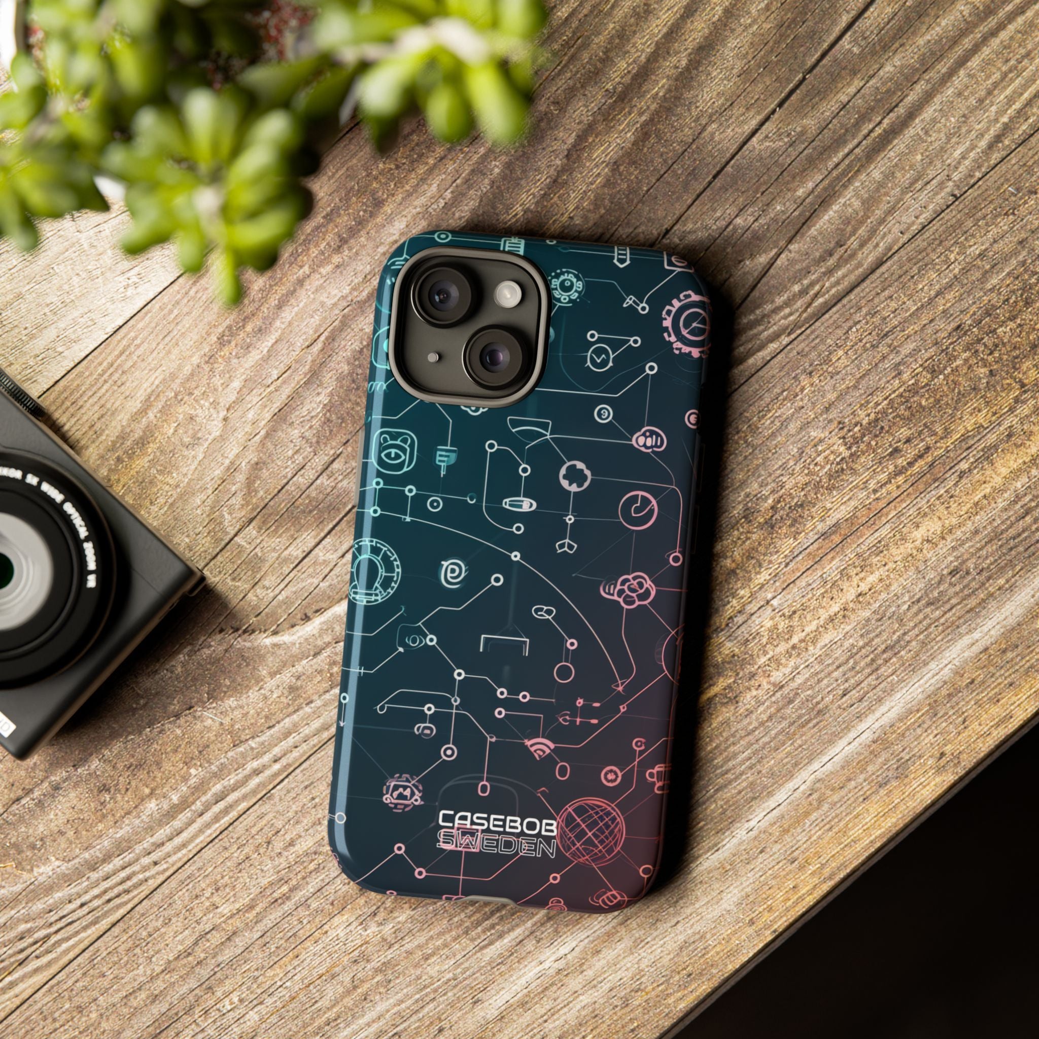 Digital Circuit Flow iPhone 15 - Tough