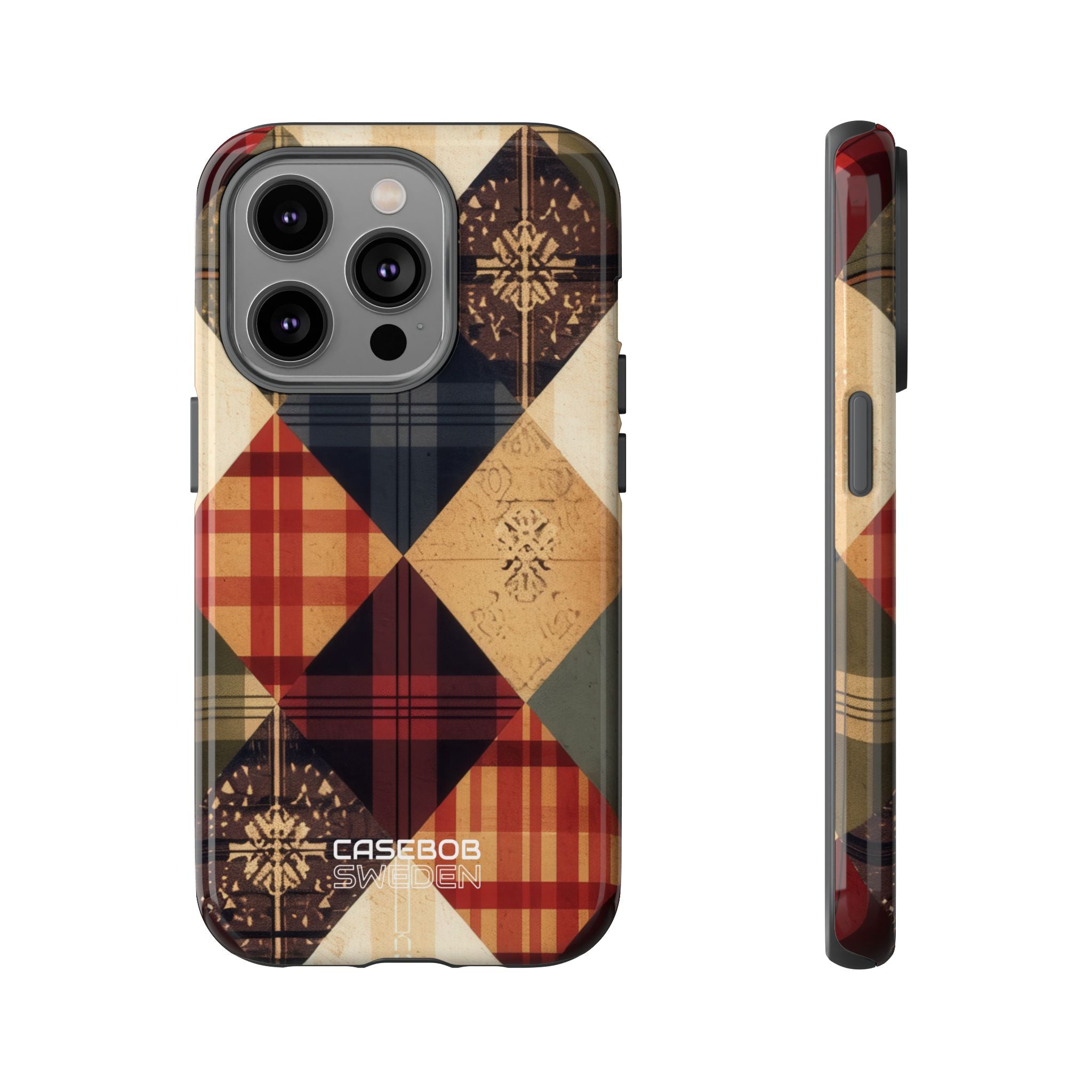 Rustik Quilt Charm iPhone 14 - Tough