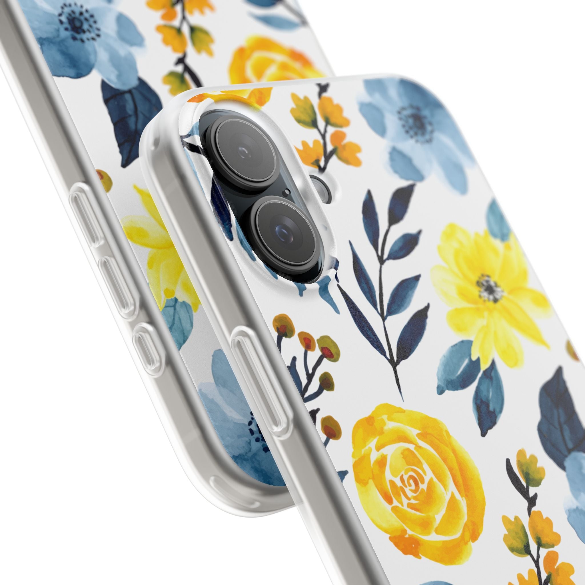 Golden Bloom iPhone 16 Plus Case - Soft