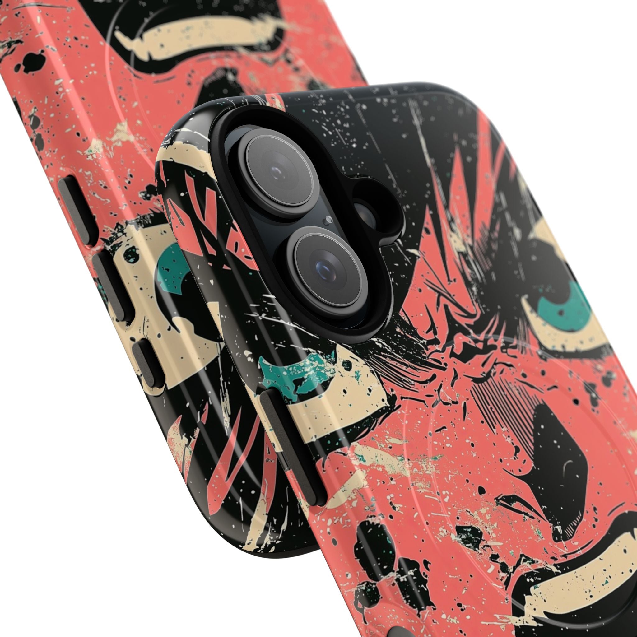 Screaming Face Pink iPhone 16 Case - Tough+