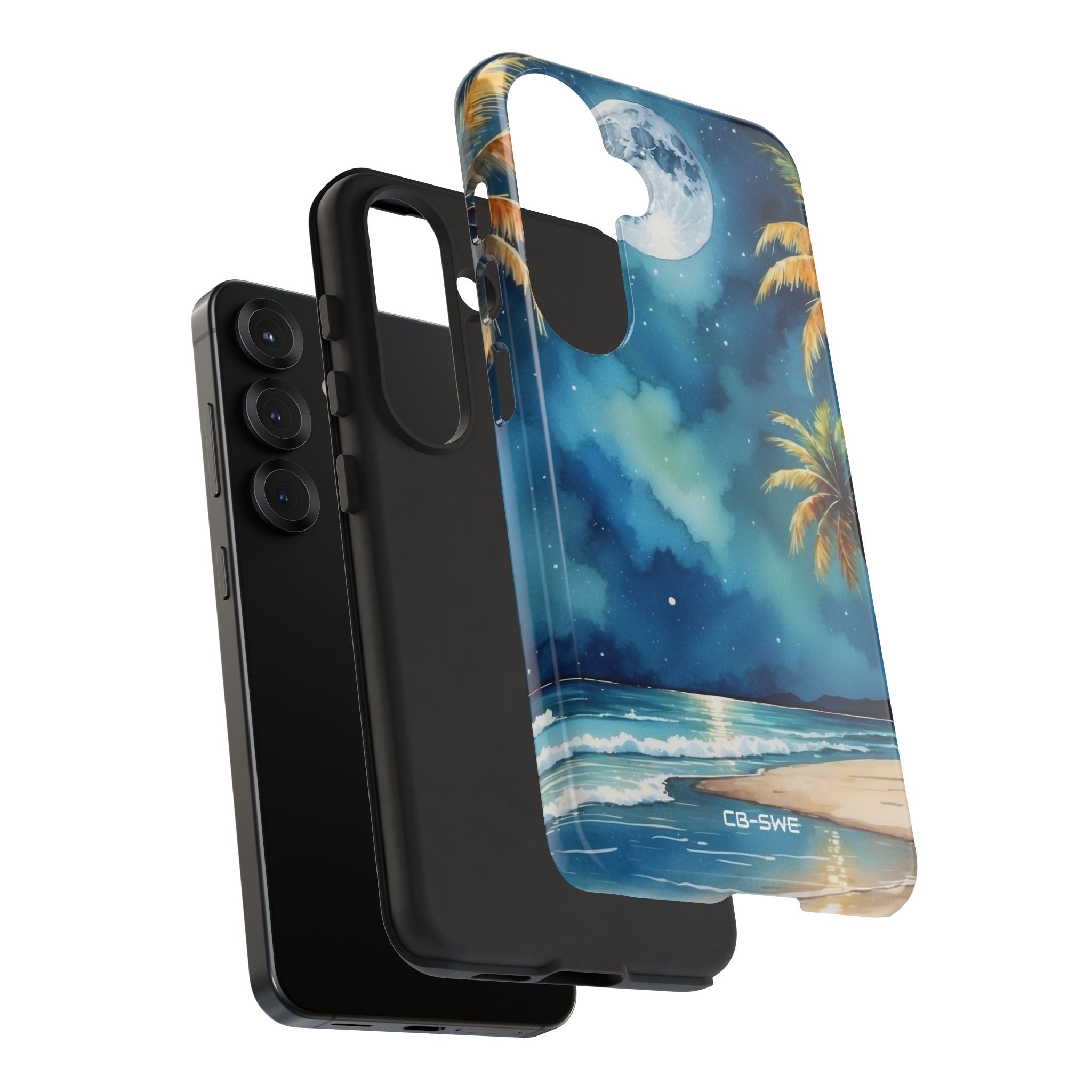Moonlight Kisses Waves - Samsung Case