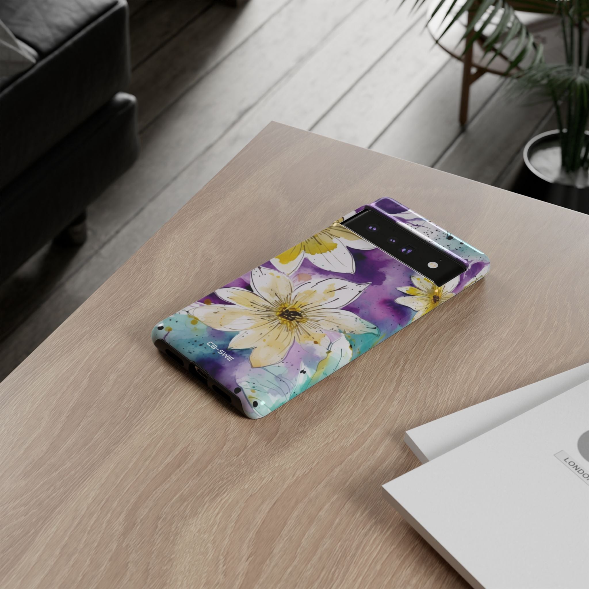 Vibrant Watercolor Flowers - Google Pixel Case