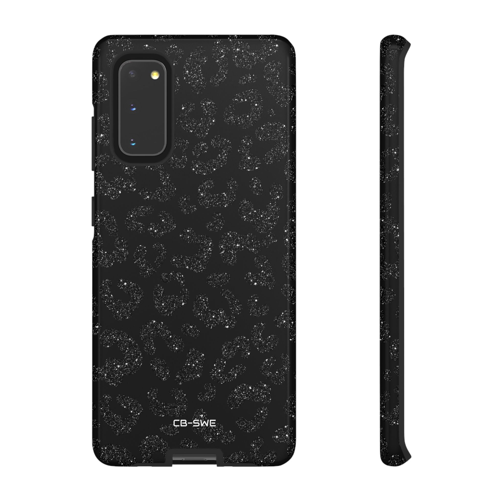 Glittery Leopard Elegance - Samsung Case