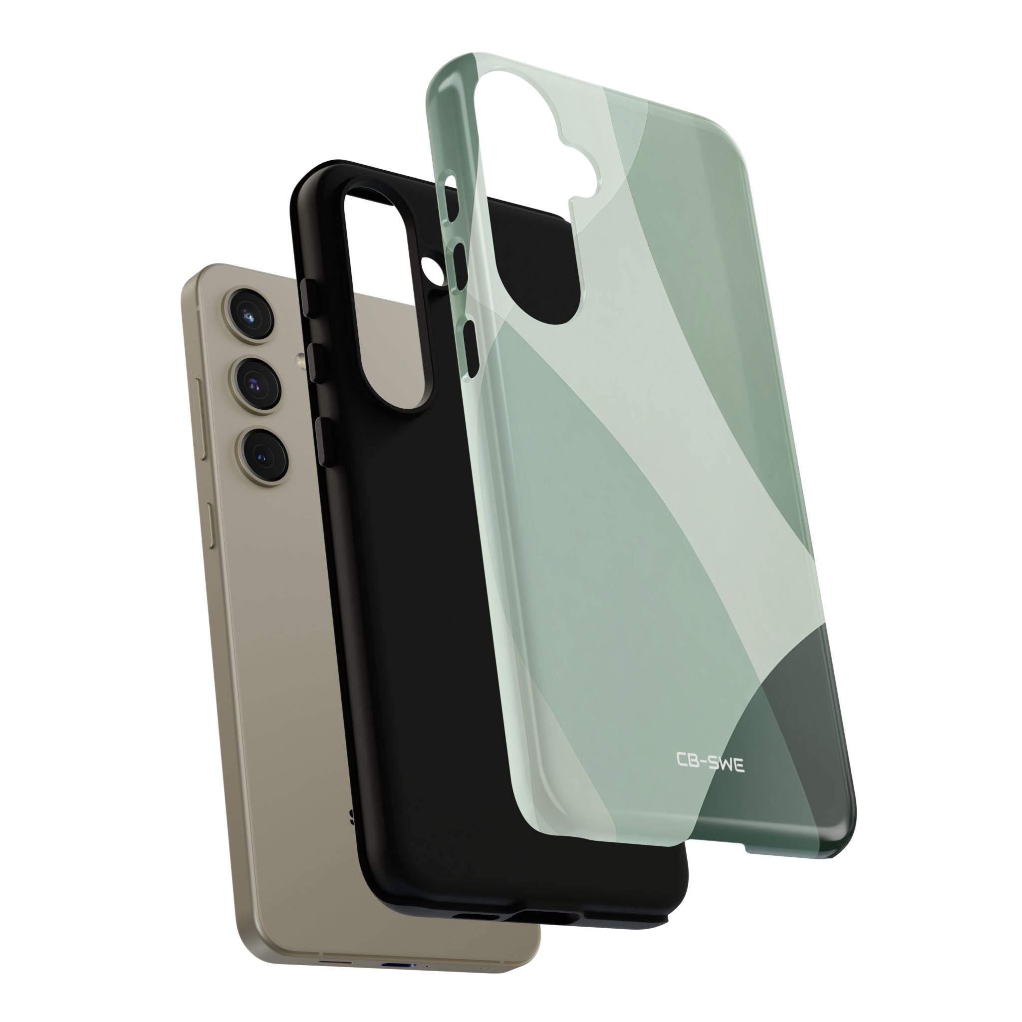 Flowing Green Harmony - Samsung Case
