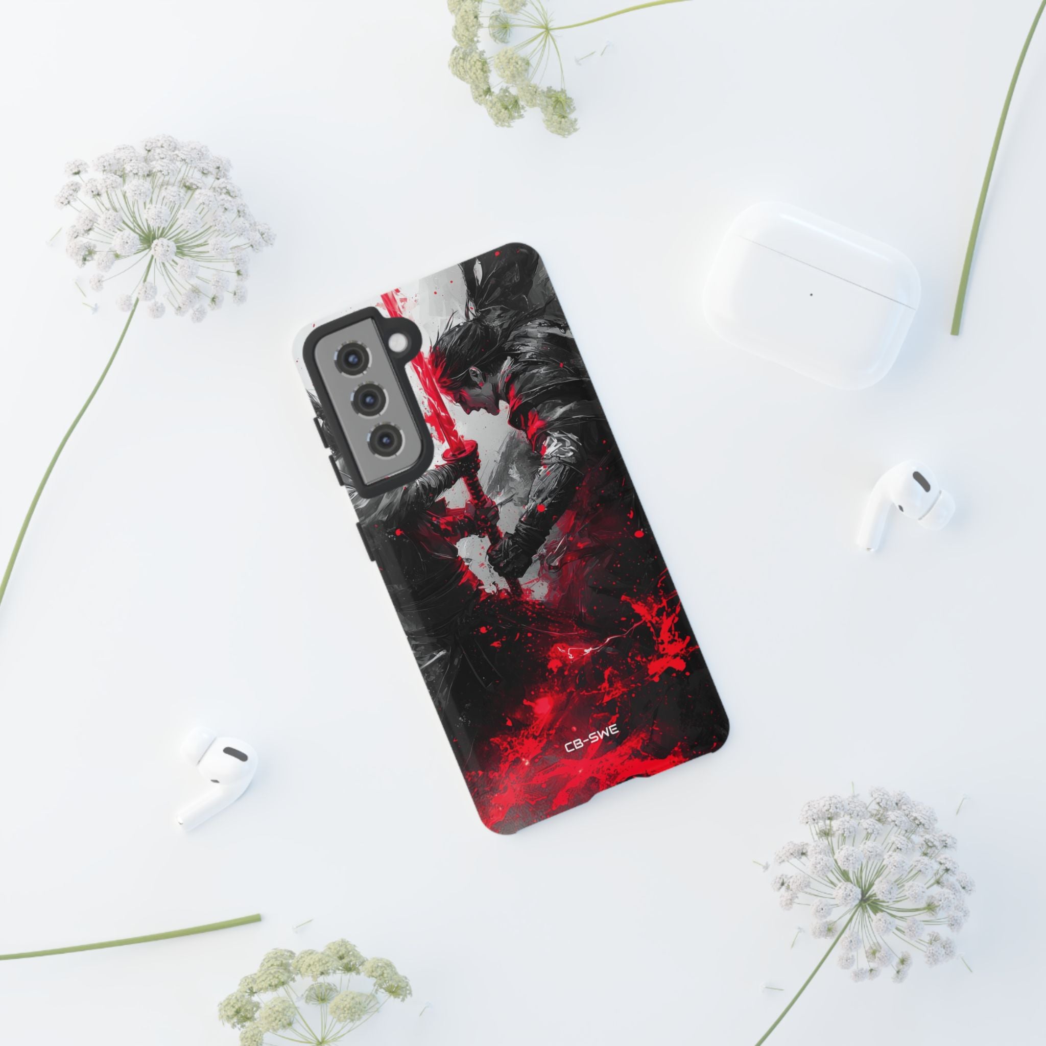 Crimson Blade Clash - Samsung Case