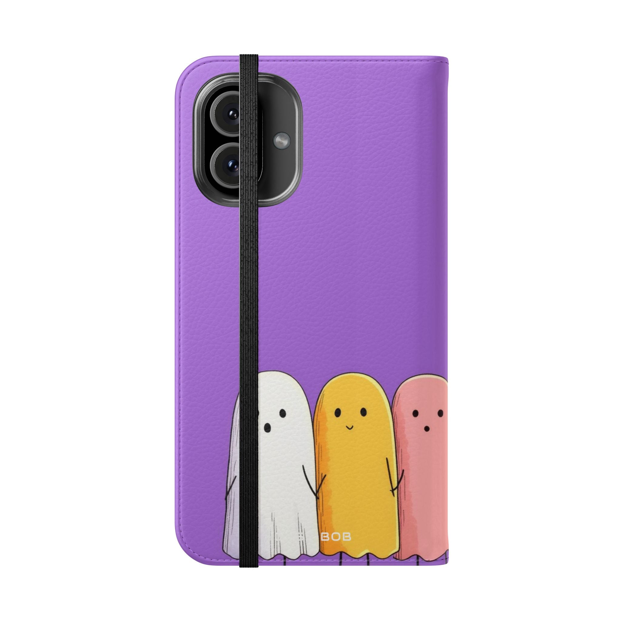Colorful Ghosts Line - iPhone 16 Plus Case - Wallet
