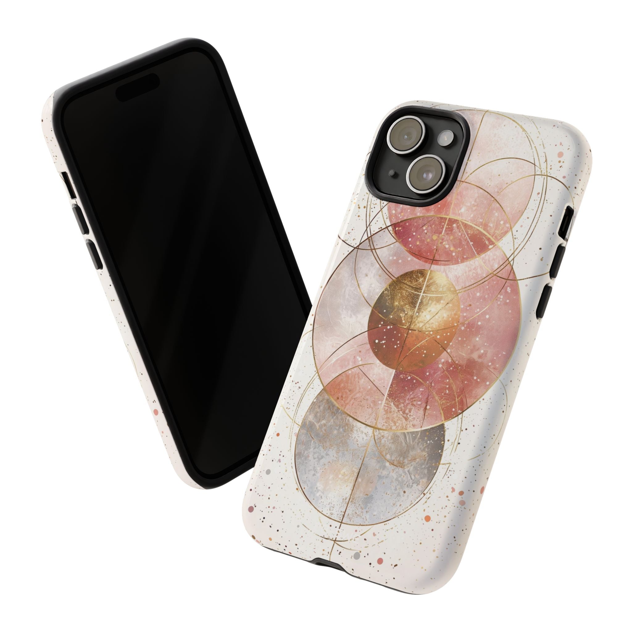Circle Envelops Light - iPhone Case