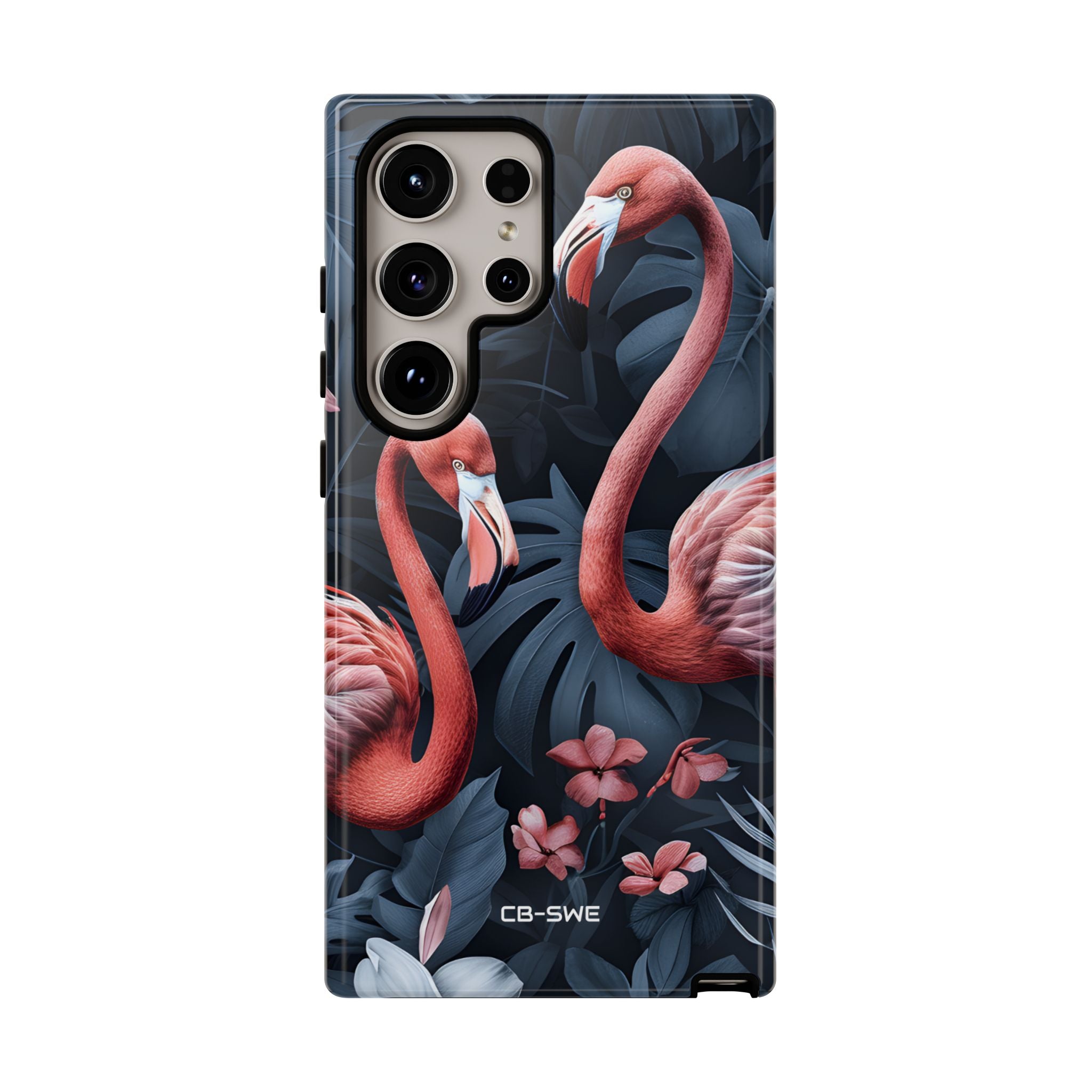 Flamingos Embrace Nature - Samsung Case