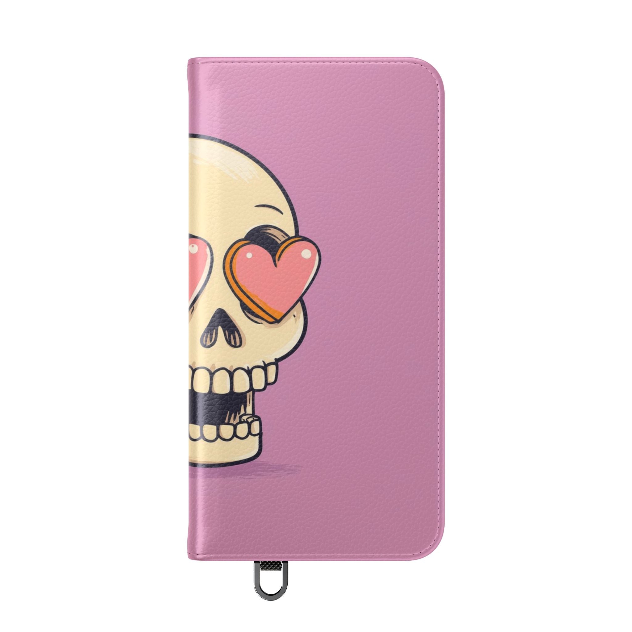Heart Eyes Skull - Samsung S25+ Case - Lompakko