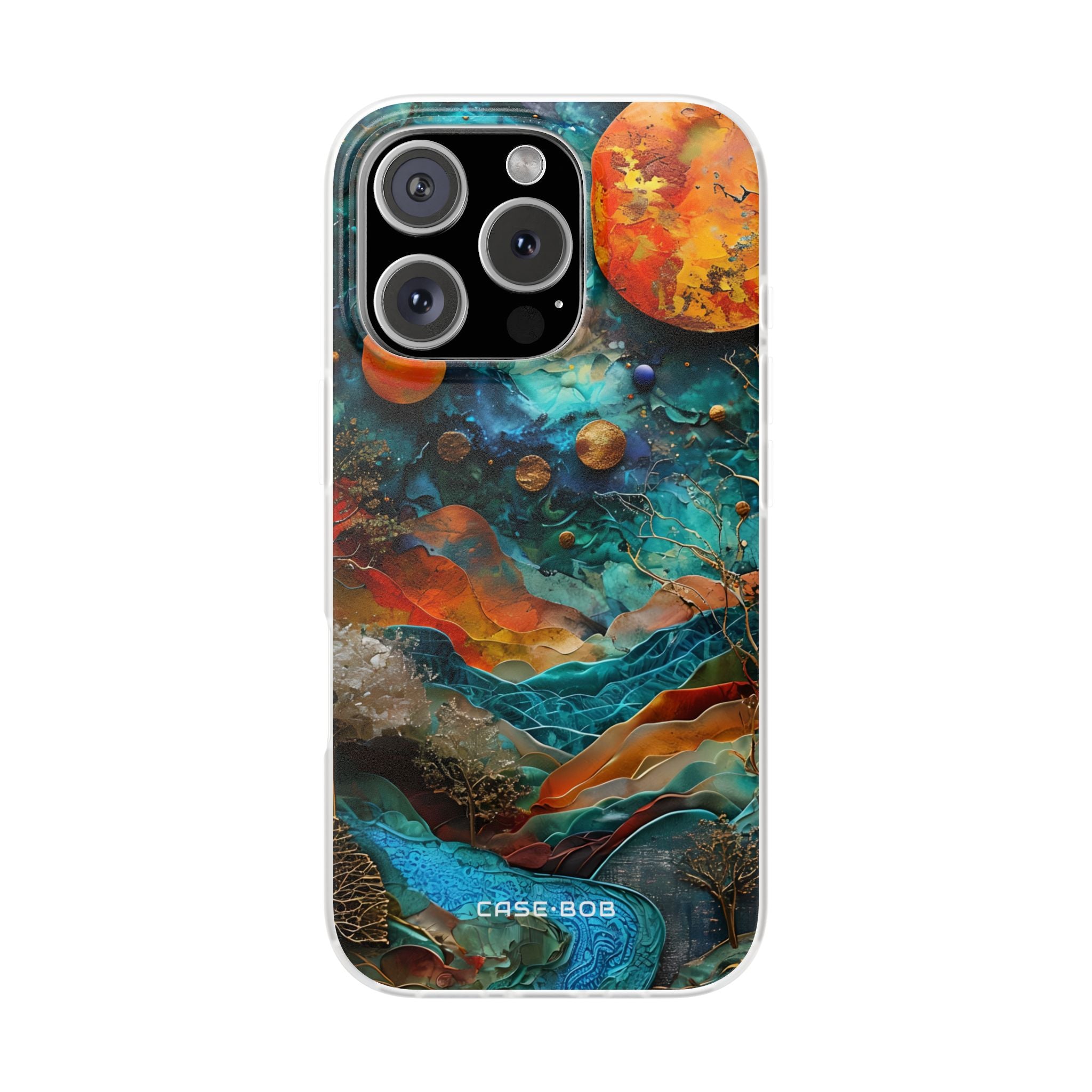 Celestial Ember iPhone 16 Pro Case - Soft