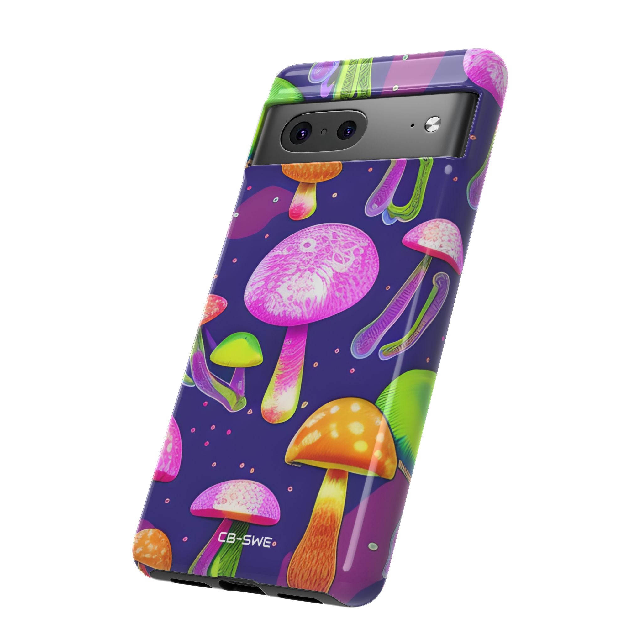 Neon Mushroom Dreams - Google Pixel Case