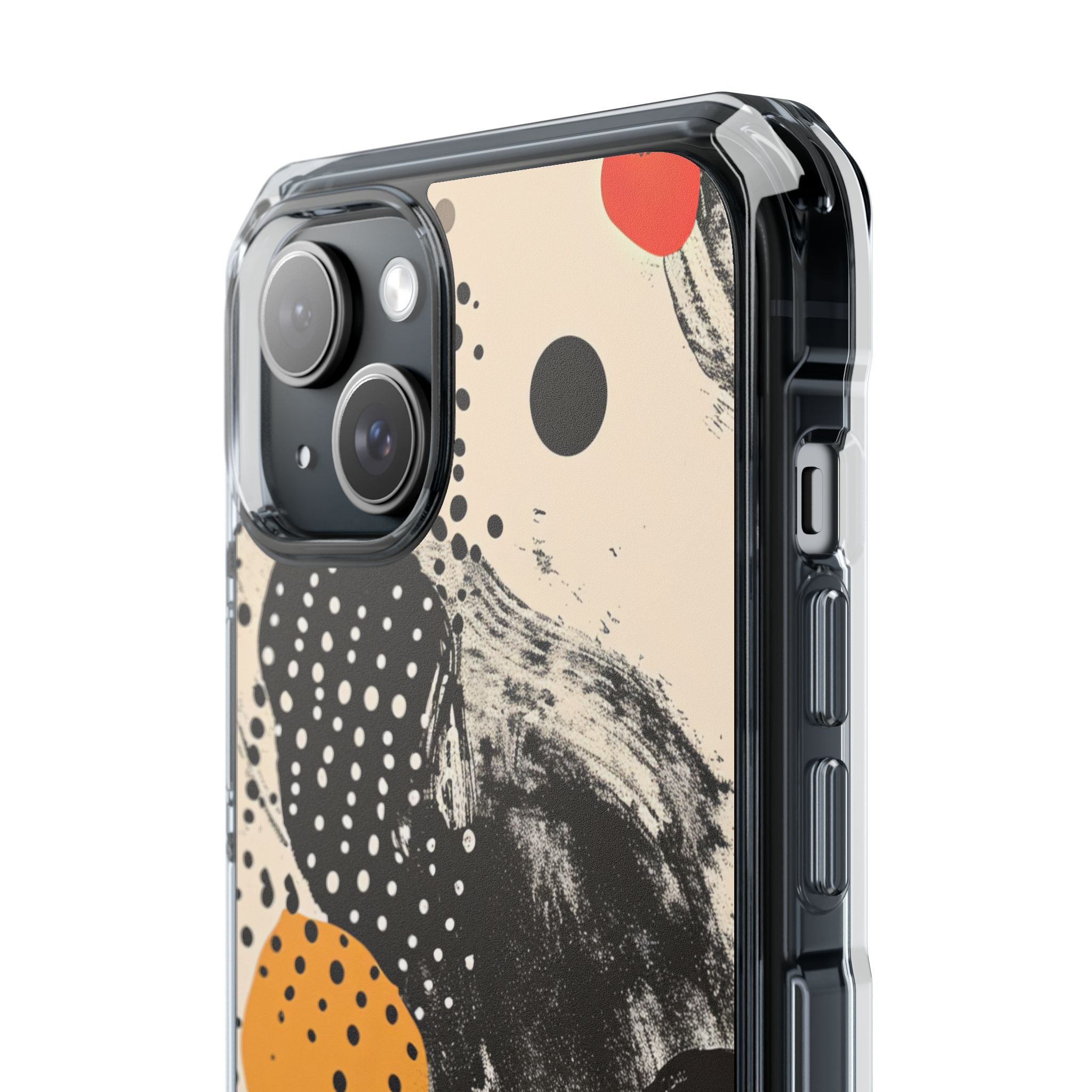 Swirl Chaos Geometry iPhone 15 - Impact Clear+