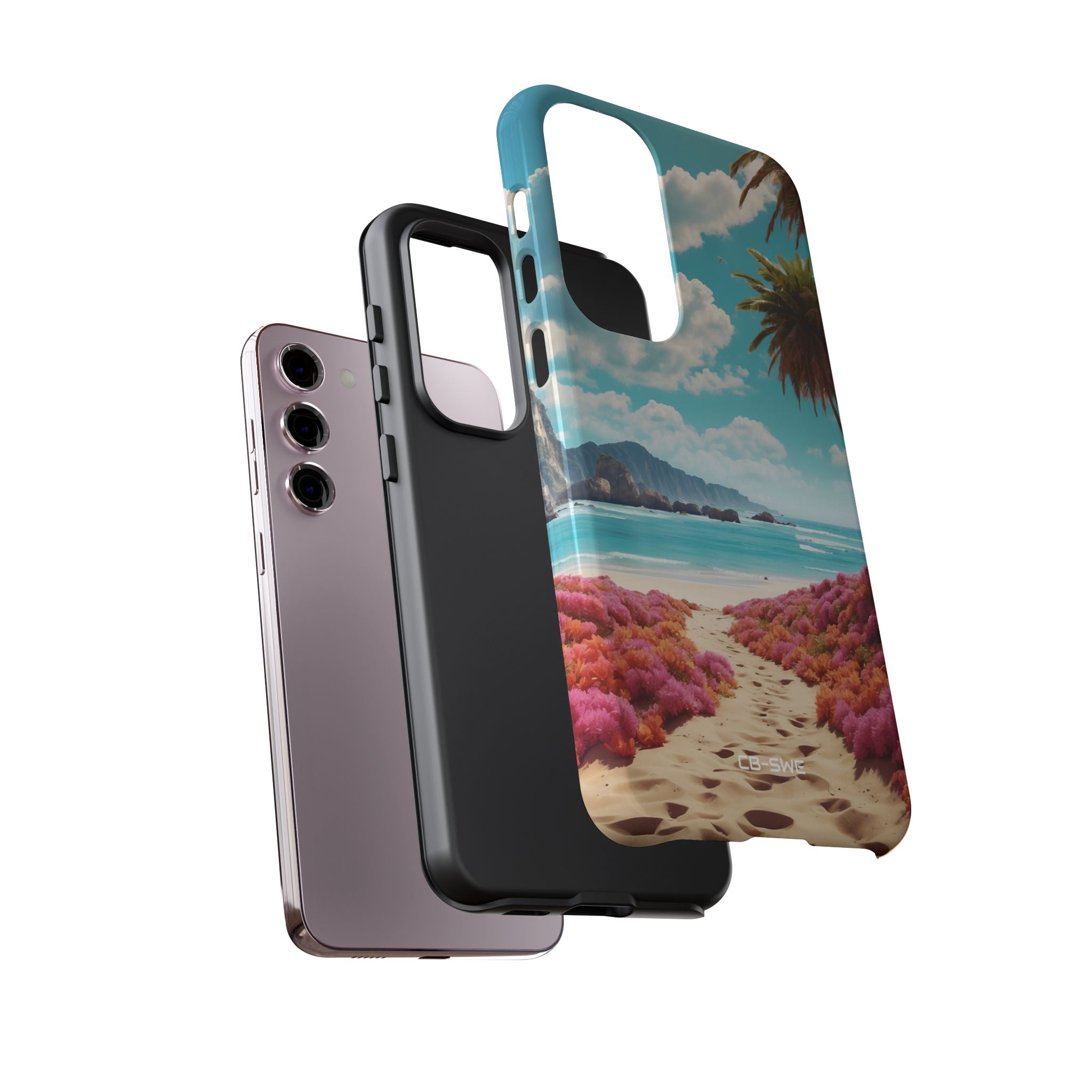 Tropical Flowers Frame - Samsung Case