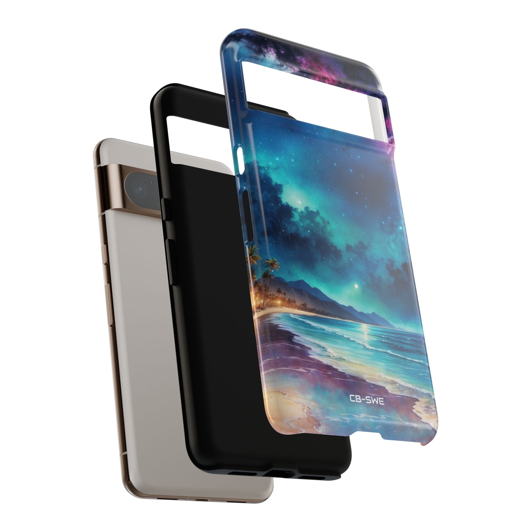 **Waves Embrace Stars** - Google Pixel Case