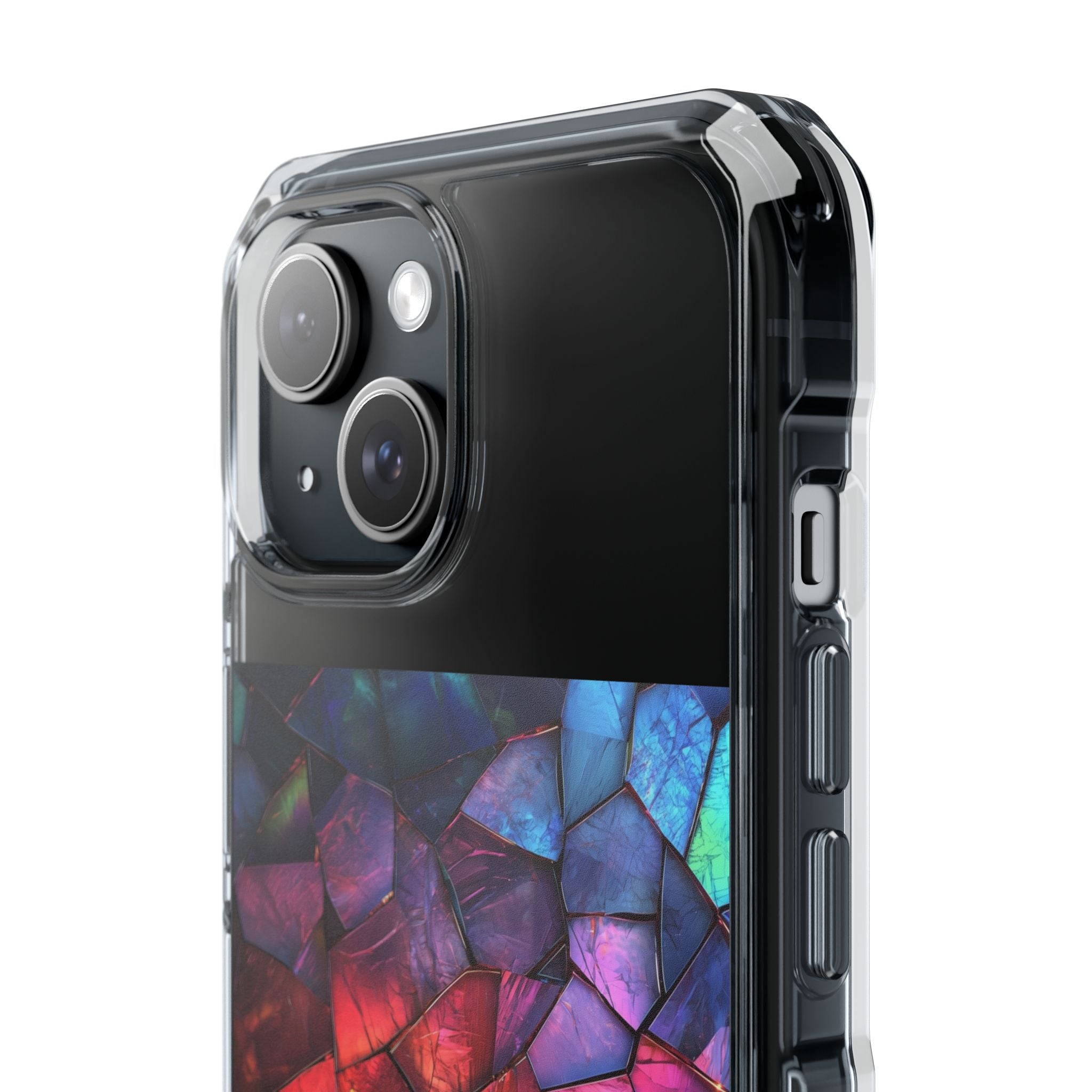 Crimson Shards iPhone 15 Case - Impact