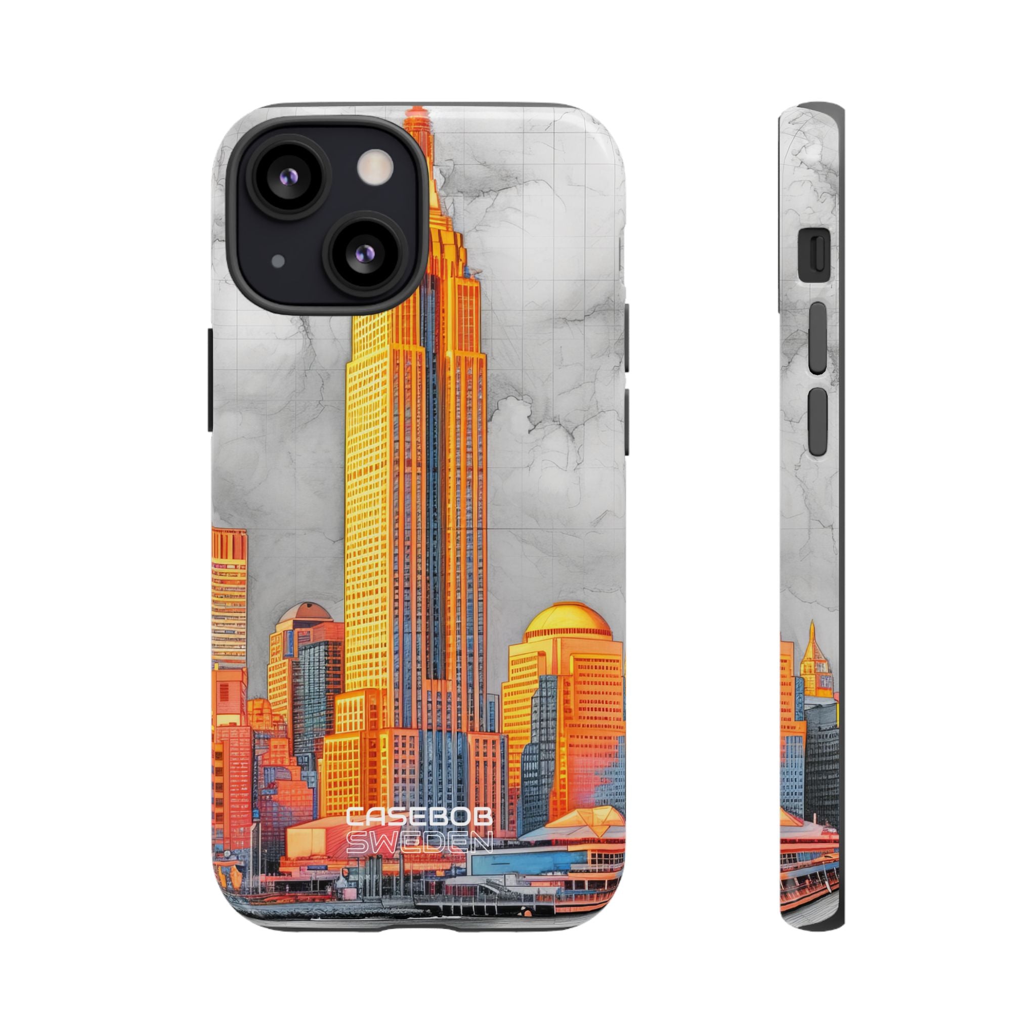 Vibrant City Skyline iPhone 13 - Tough