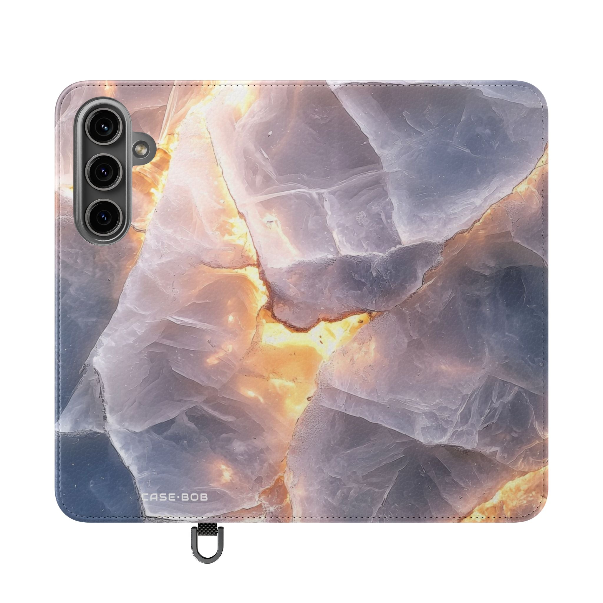 Krystale Vener Glød - Samsung S24 Plus Cover - Pung