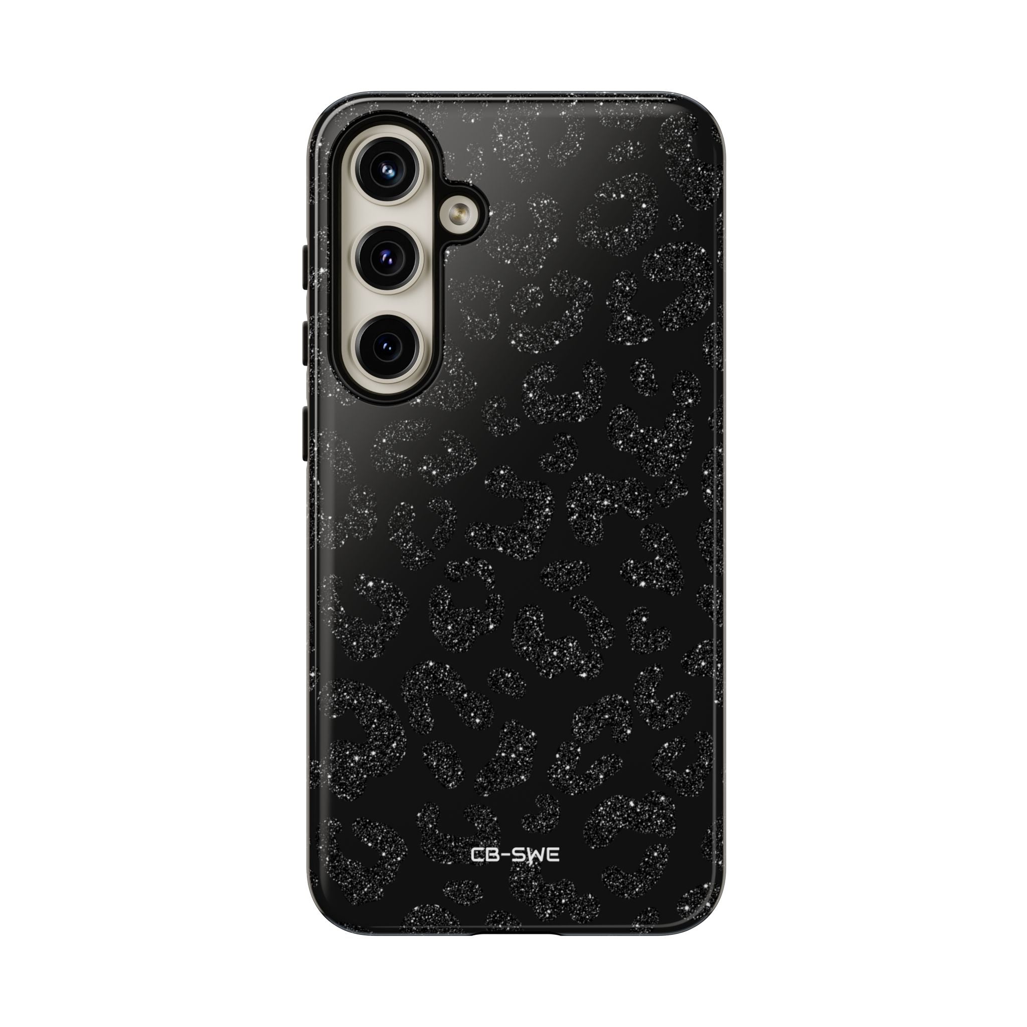 Glittery Leopard Elegance - Samsung Case