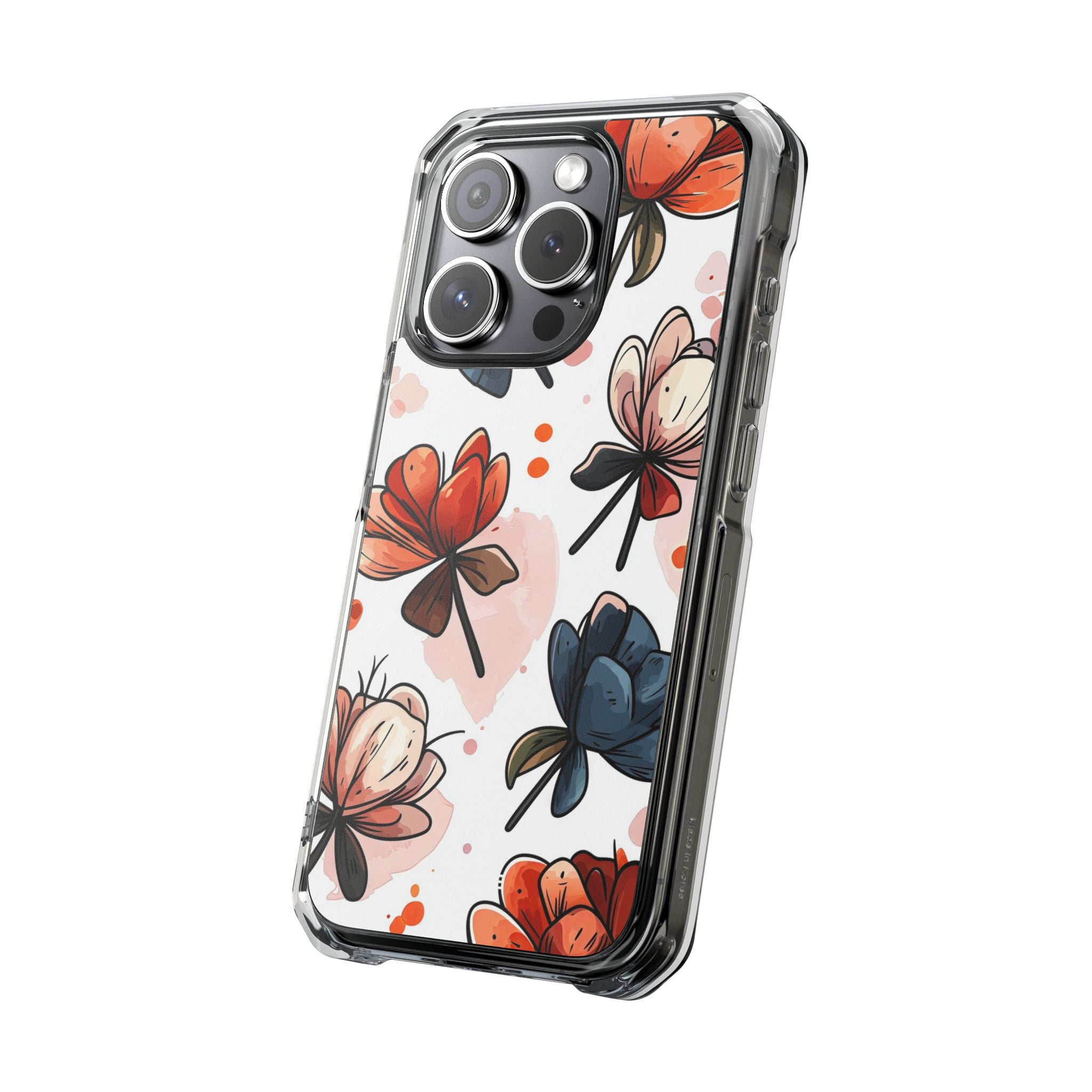 Vibrant Floral Harmony iPhone Case - Impact