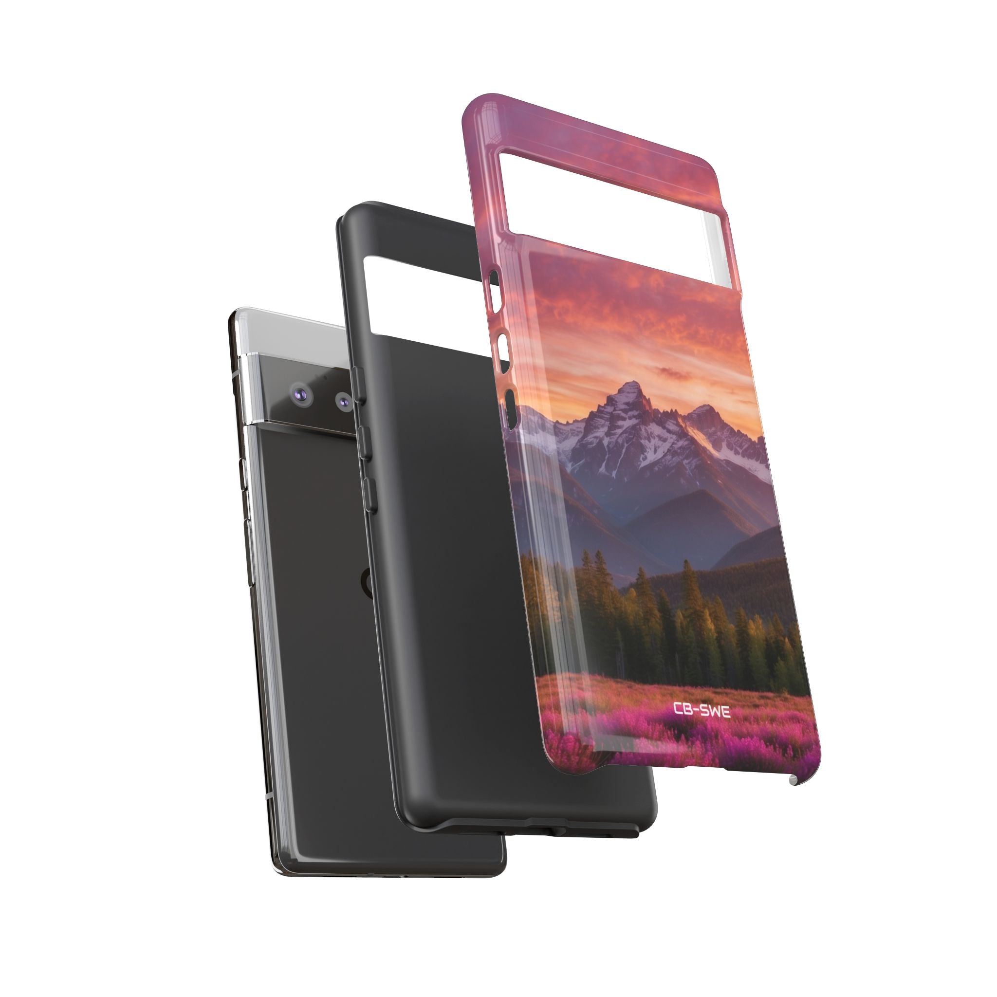 Mountain Peaks Glow - Google Pixel Case