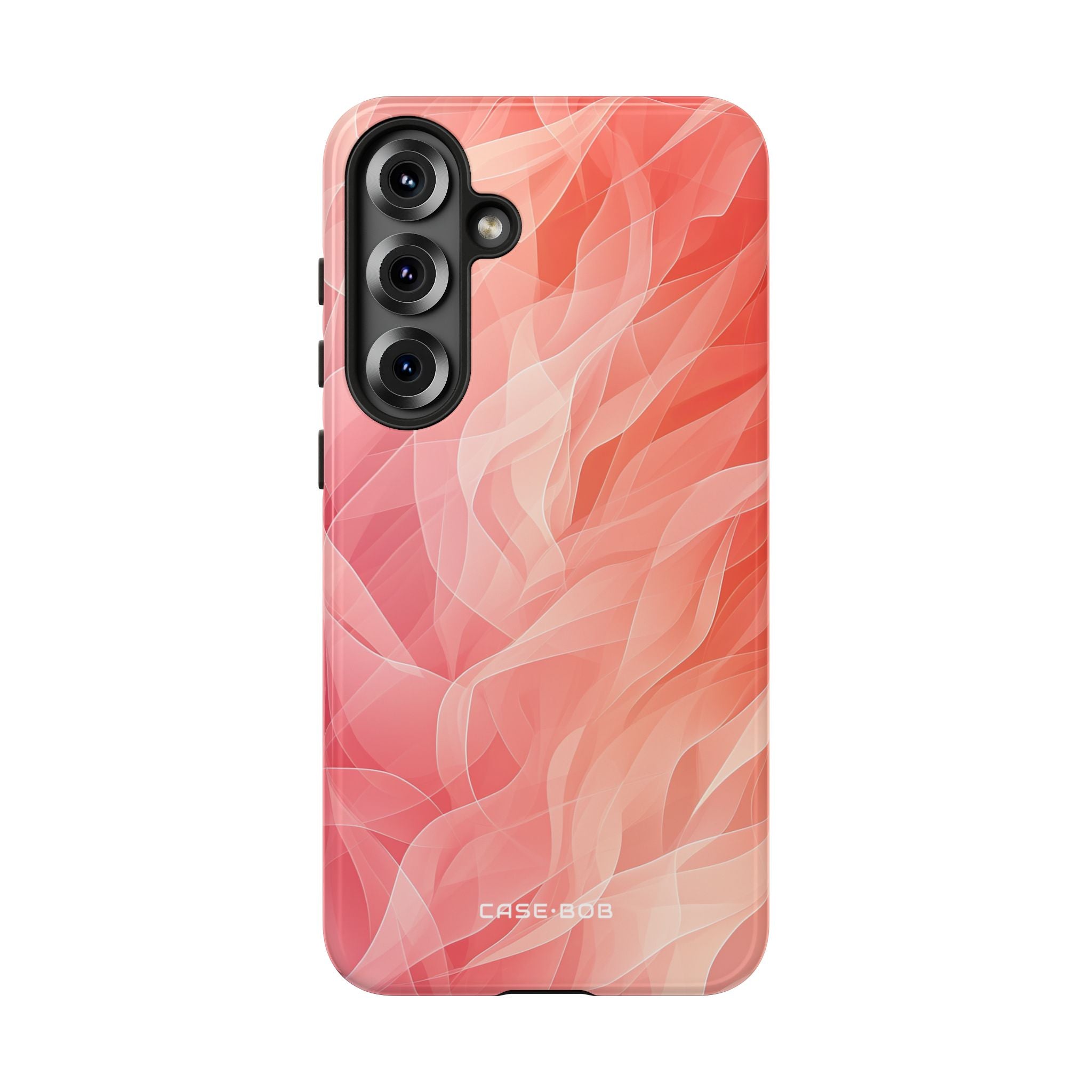 Peach Wave Drift Samsung S25 Plus Case - Tough