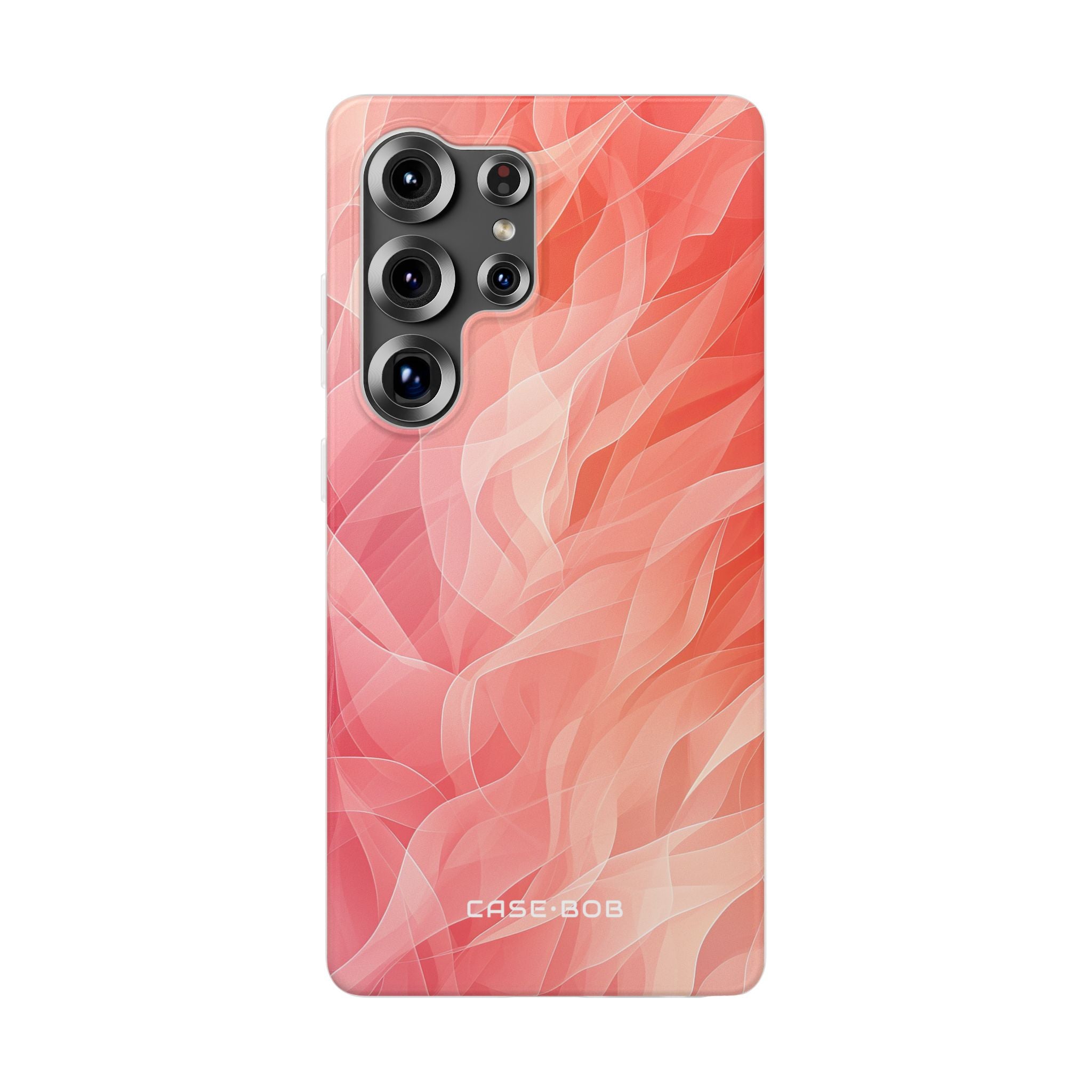 Peach Wave Drift Samsung S25 Ultra Case - Soft