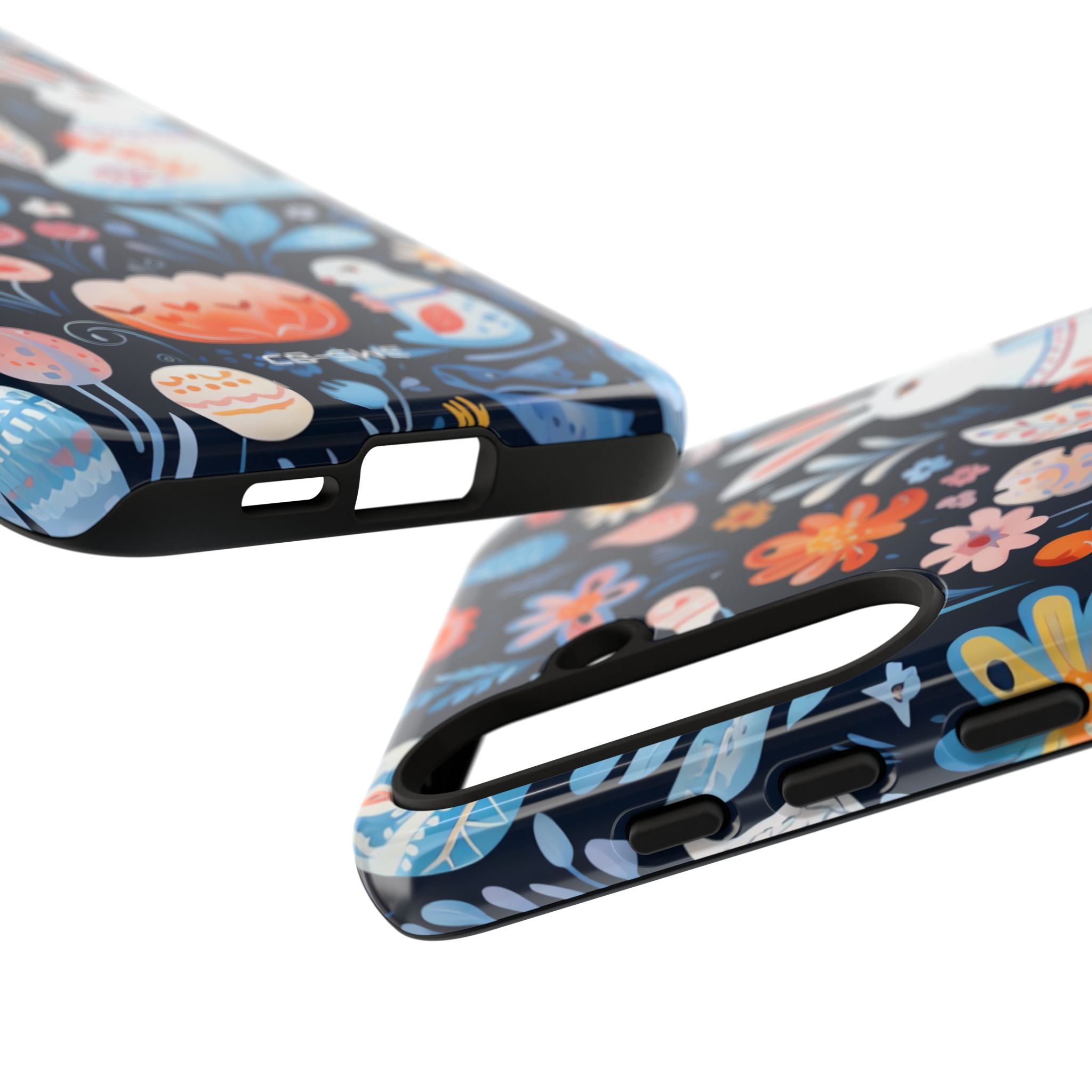 Bunnies Play Among Flowers - Samsung Case