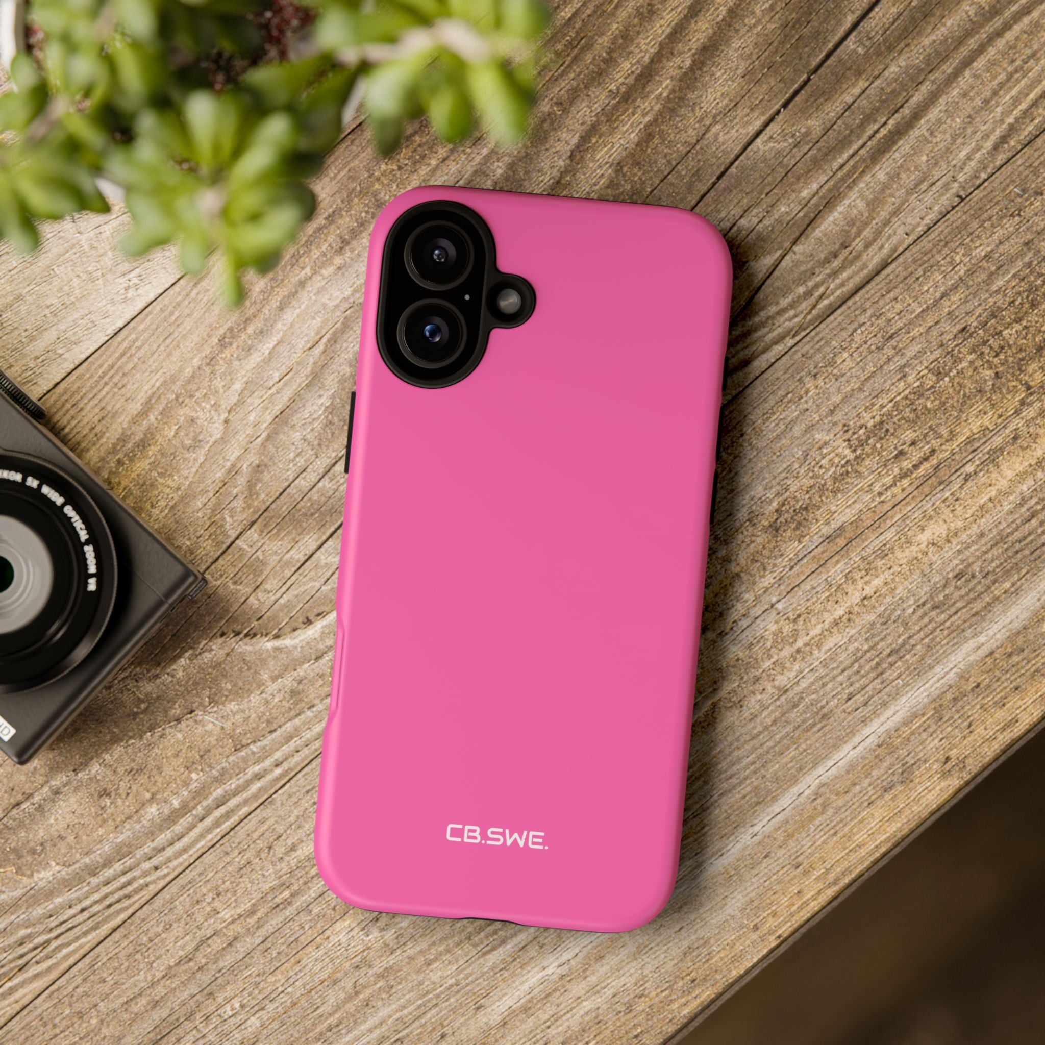 Hot Pink iPhone Case - Tough