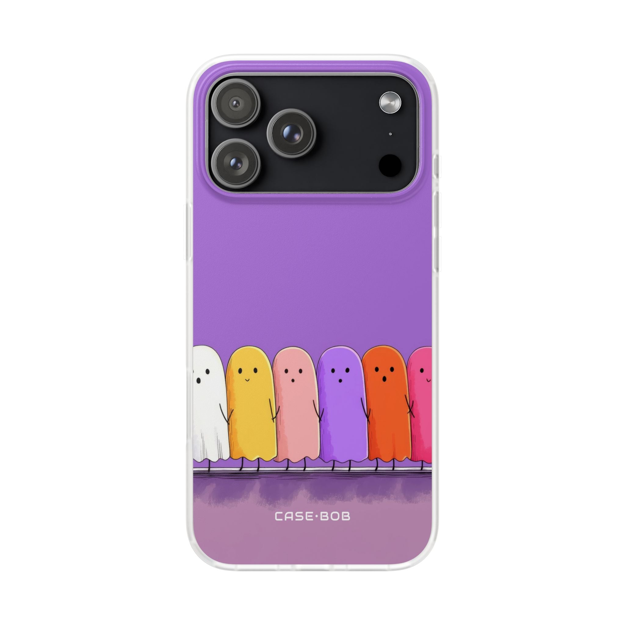Colorful Ghosts iPhone 17 Pro Max Case - Soft