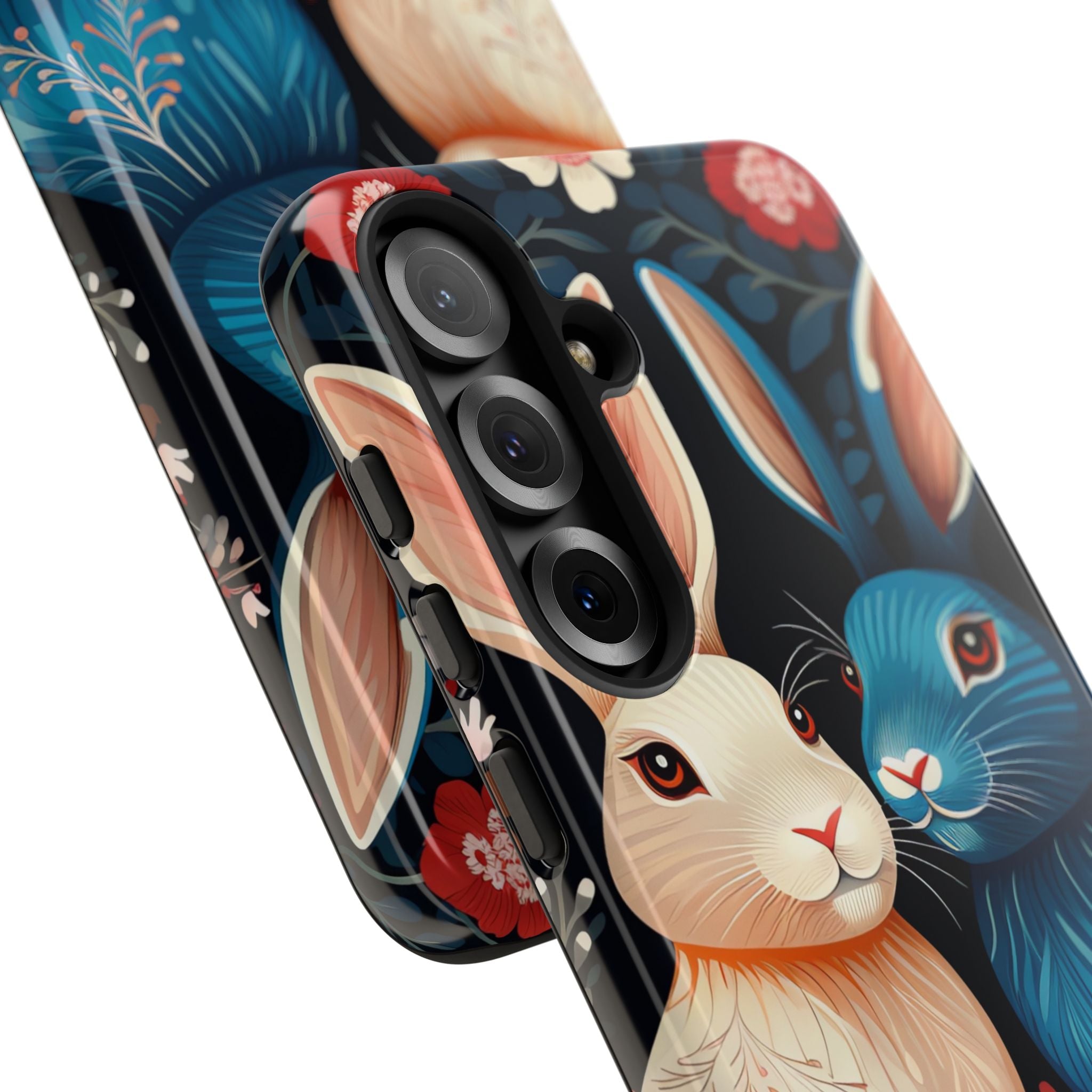 Rabbits Embrace Blossoms - Samsung Case