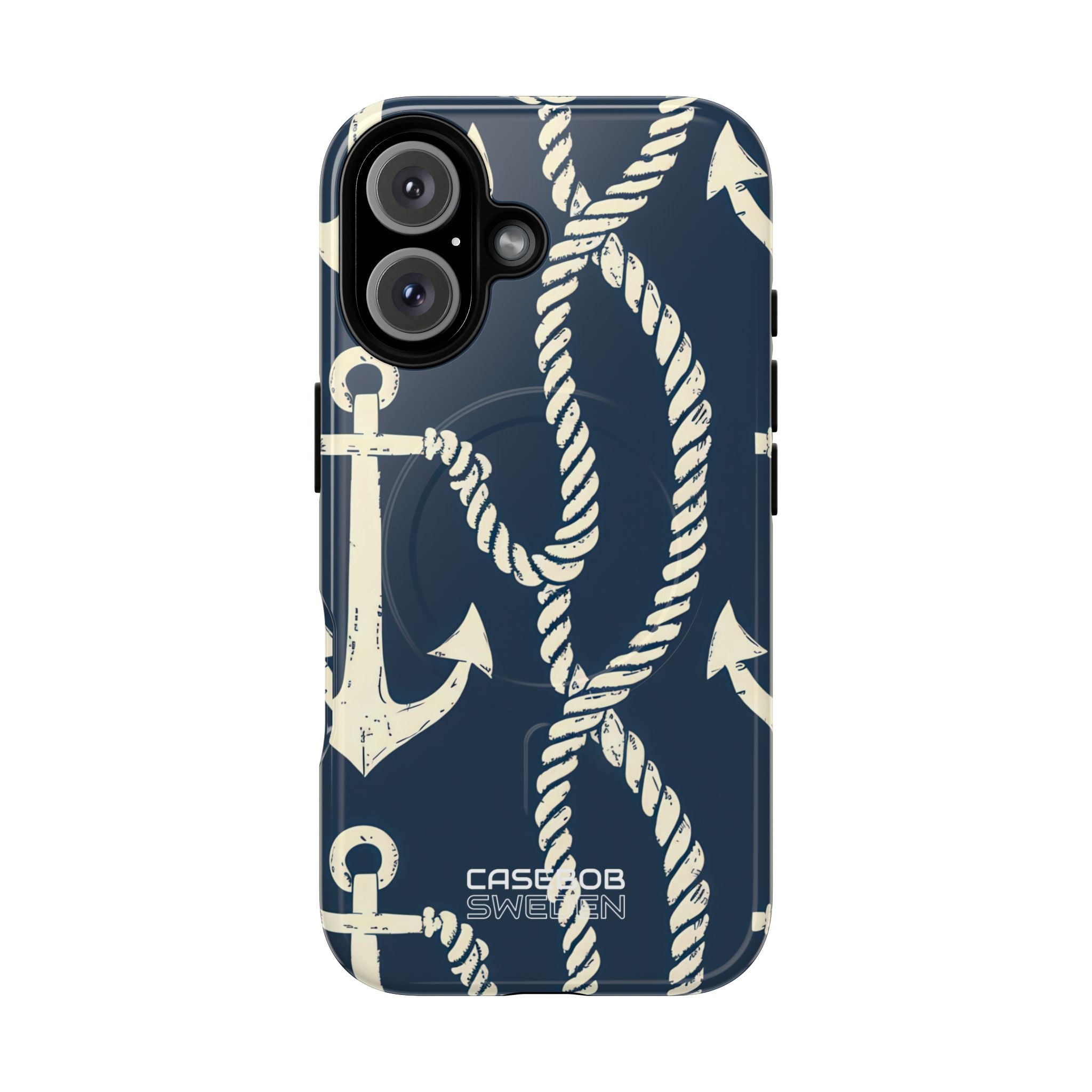 Nautical Anchors Rope iPhone 16 - Tough+