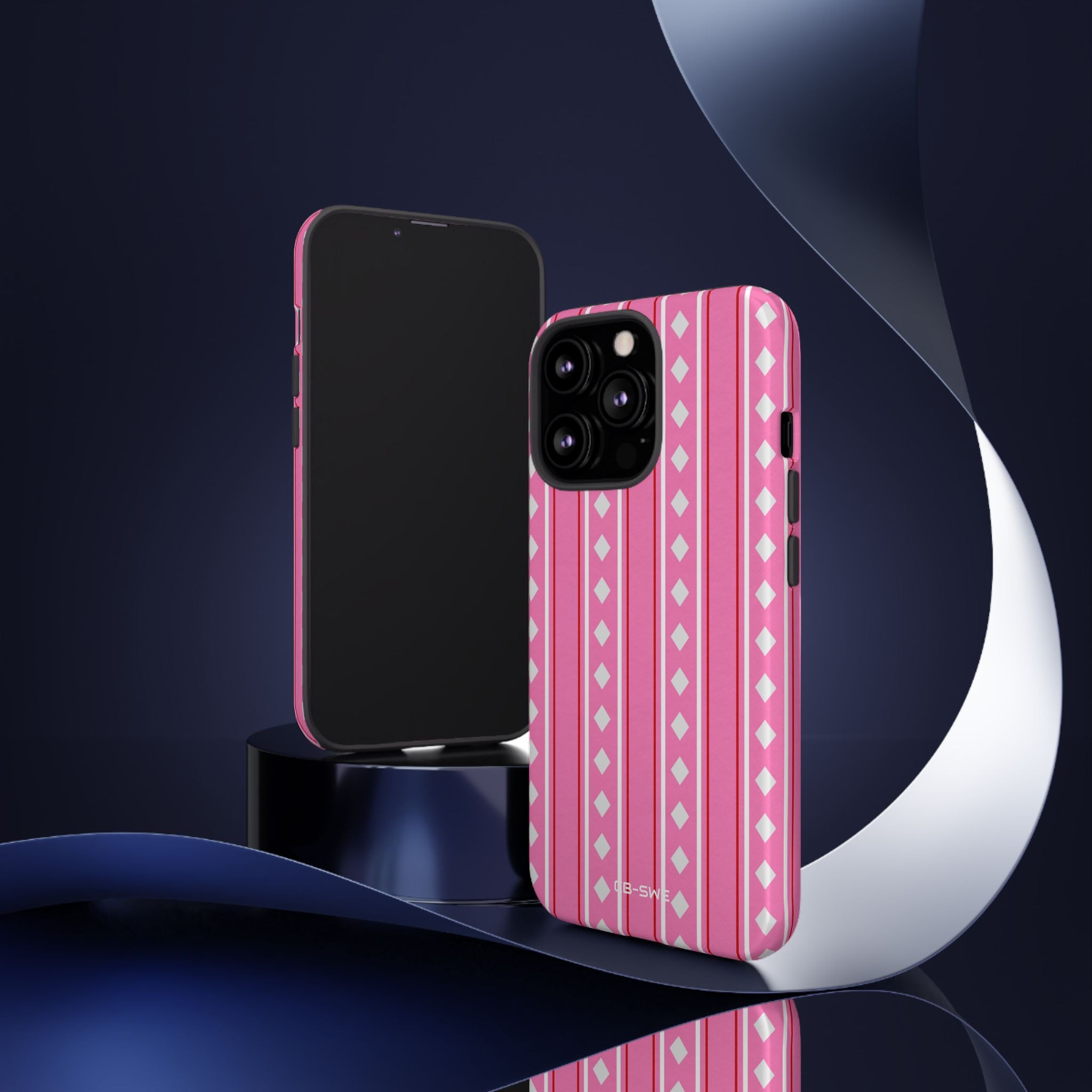Pink Diamonds Symmetry - iPhone Case
